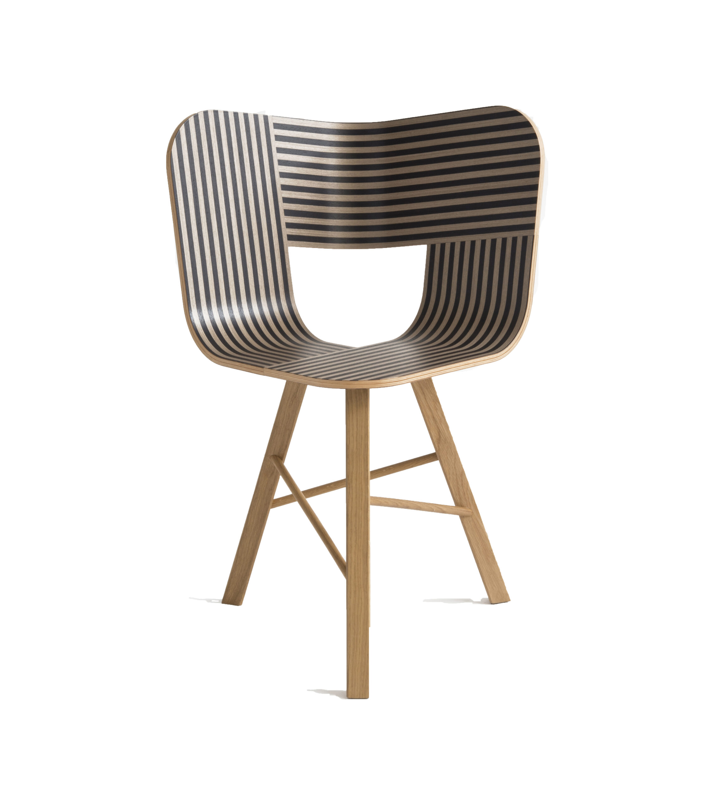 Colé Tria Wood sedia legno scultura