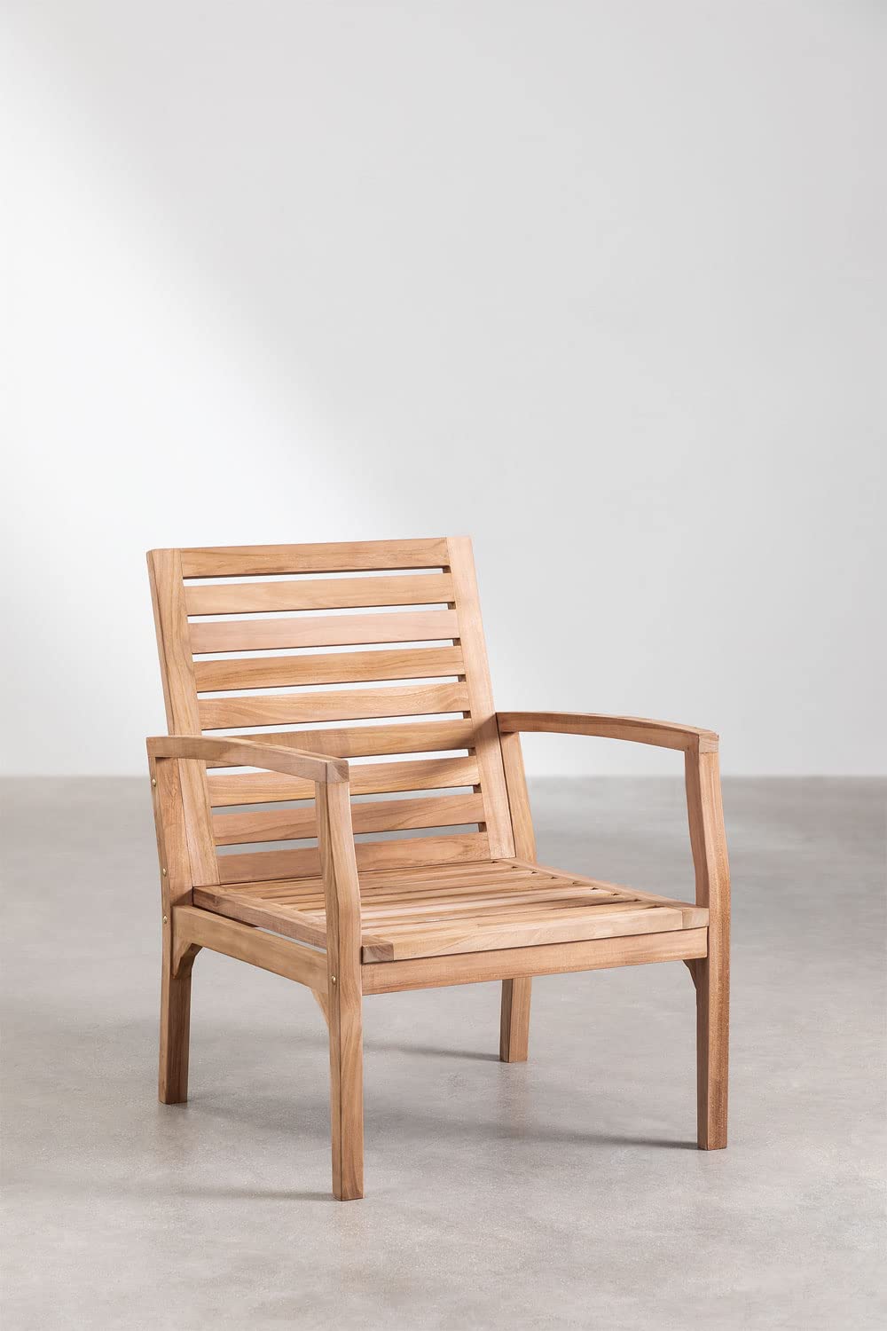 Sklum Adira Poltrona da Giardino in Teak con Braccioli