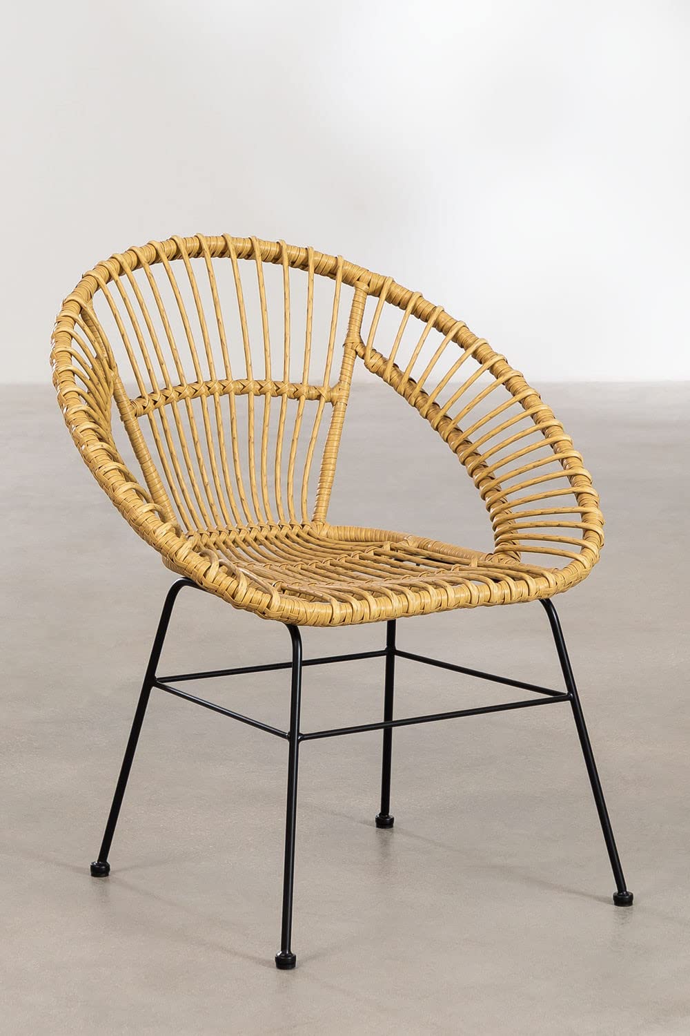Sklum Koa sedia da giardino rattan naturale