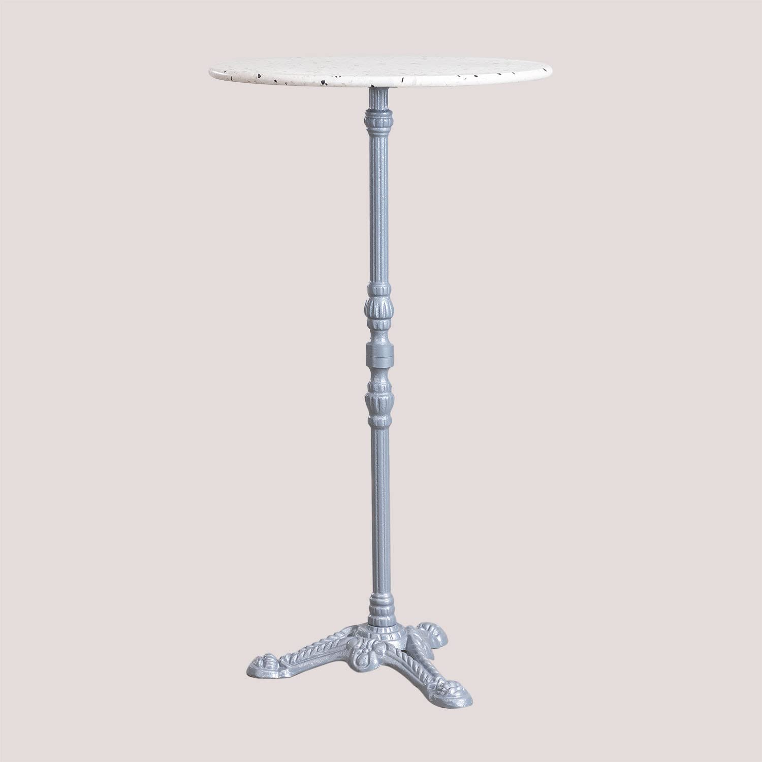 Sklum Volutto tavolo bar alto rotondo Ø60 grigio terrazzo