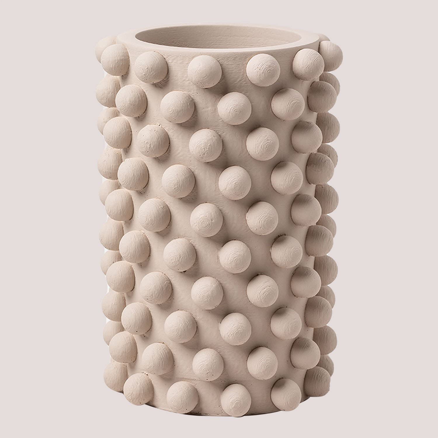 Sklum Roz Vaso in Cemento Marrone Grano Ø13,5 cm