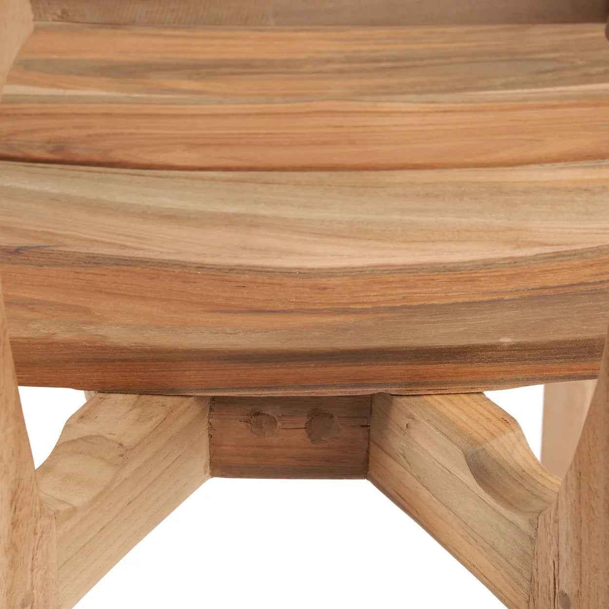 Bambua Arigato sedia da pranzo da esterno teak nero