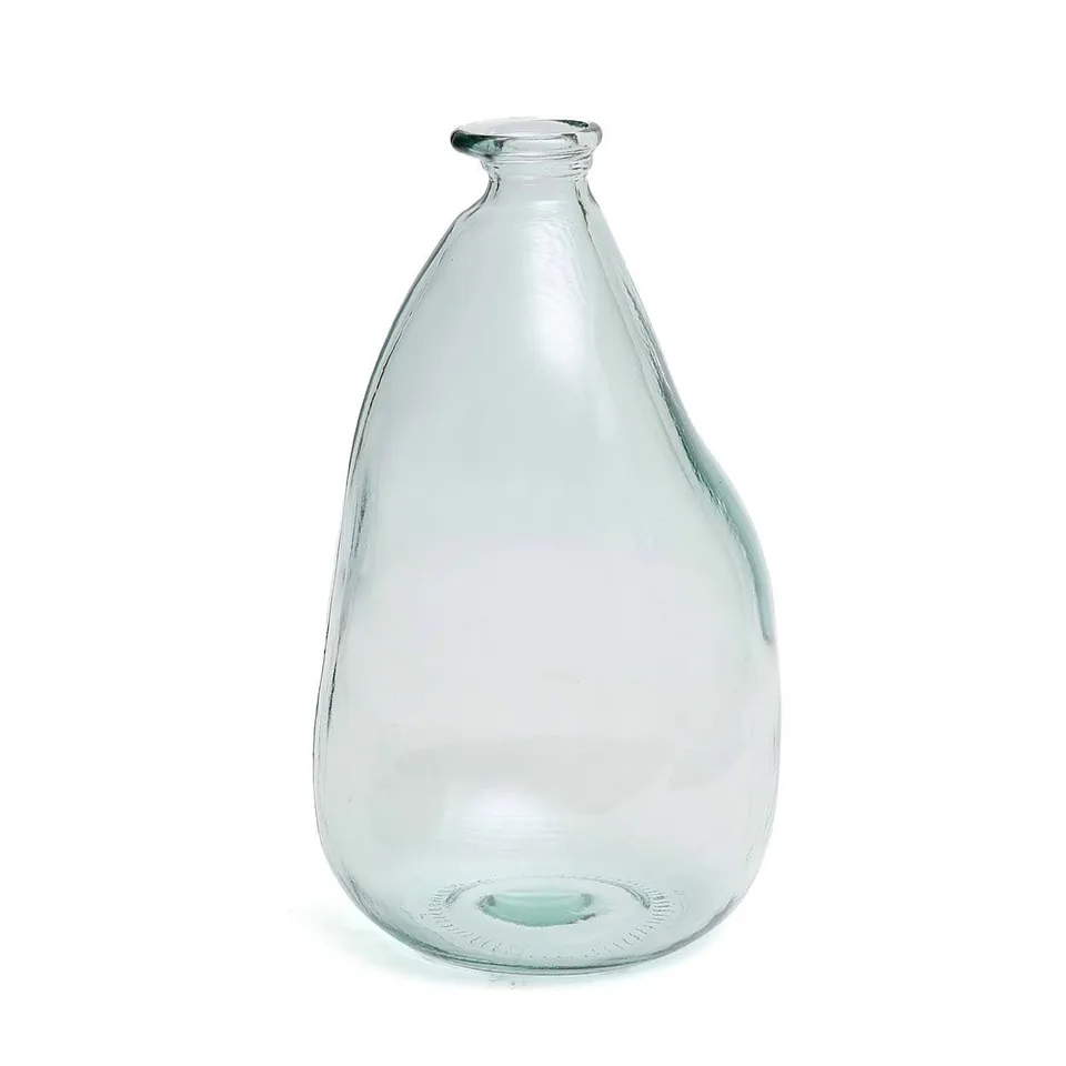 Bambua Shudi vaso blu vetro riciclato