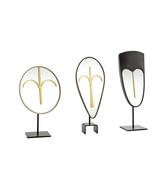 Colé Wise set 3 specchi Haua Bikita Eze legno