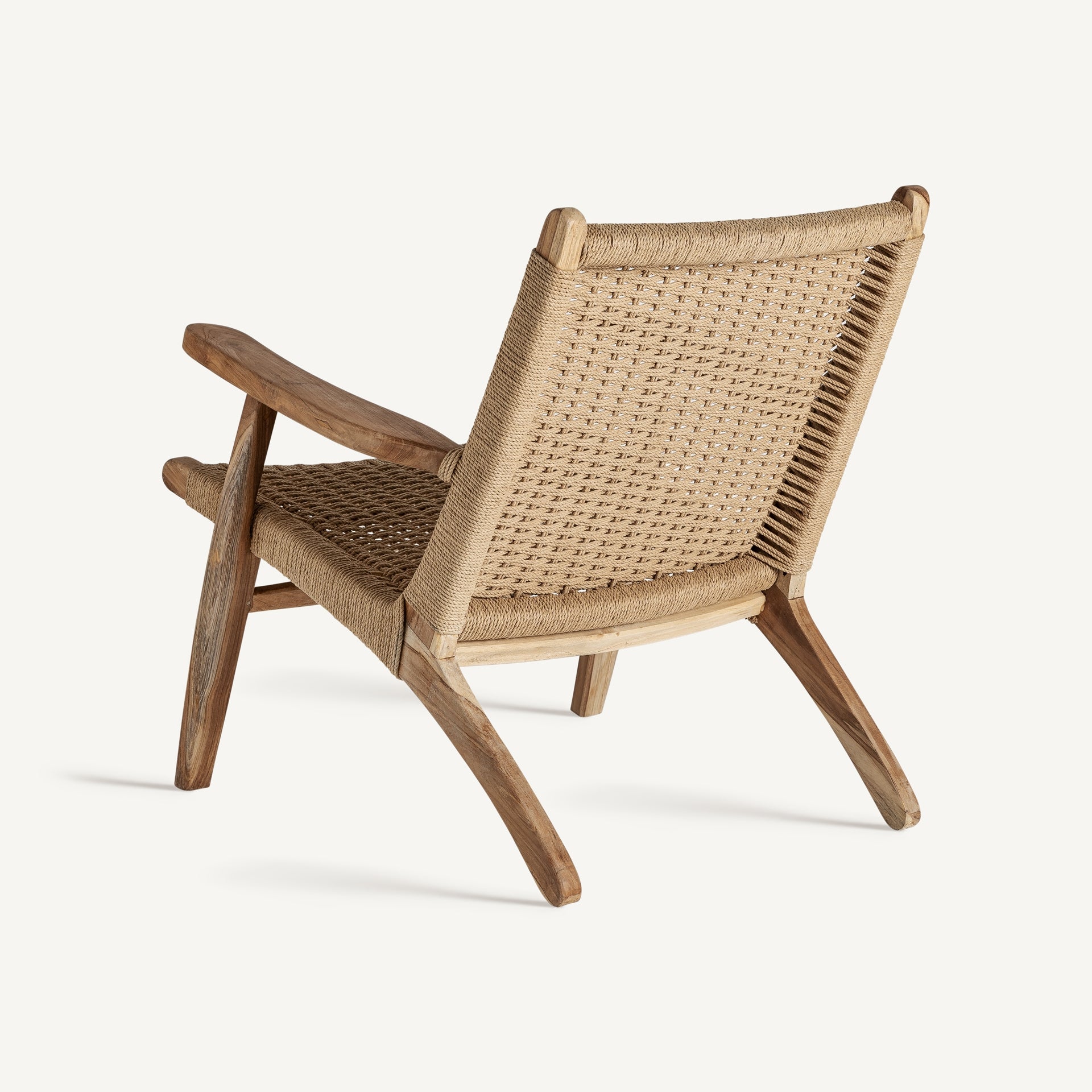 Bambua Vaduz poltrona lounge teak naturale