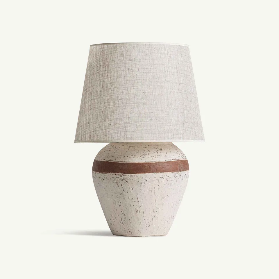 Bambua Aniane lampada da tavolo terracotta