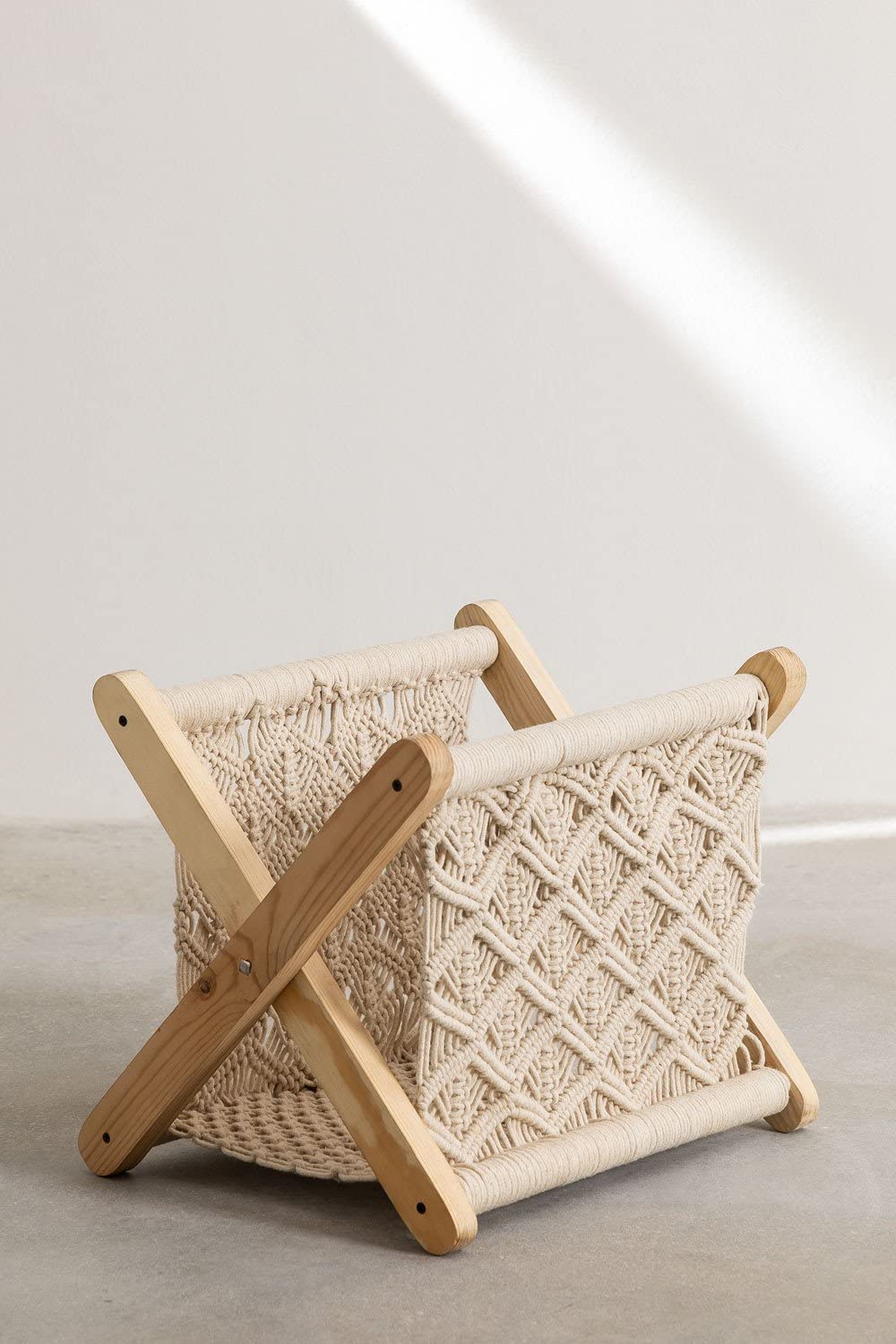 Sklum Krifrek portariviste macramè beige crema
