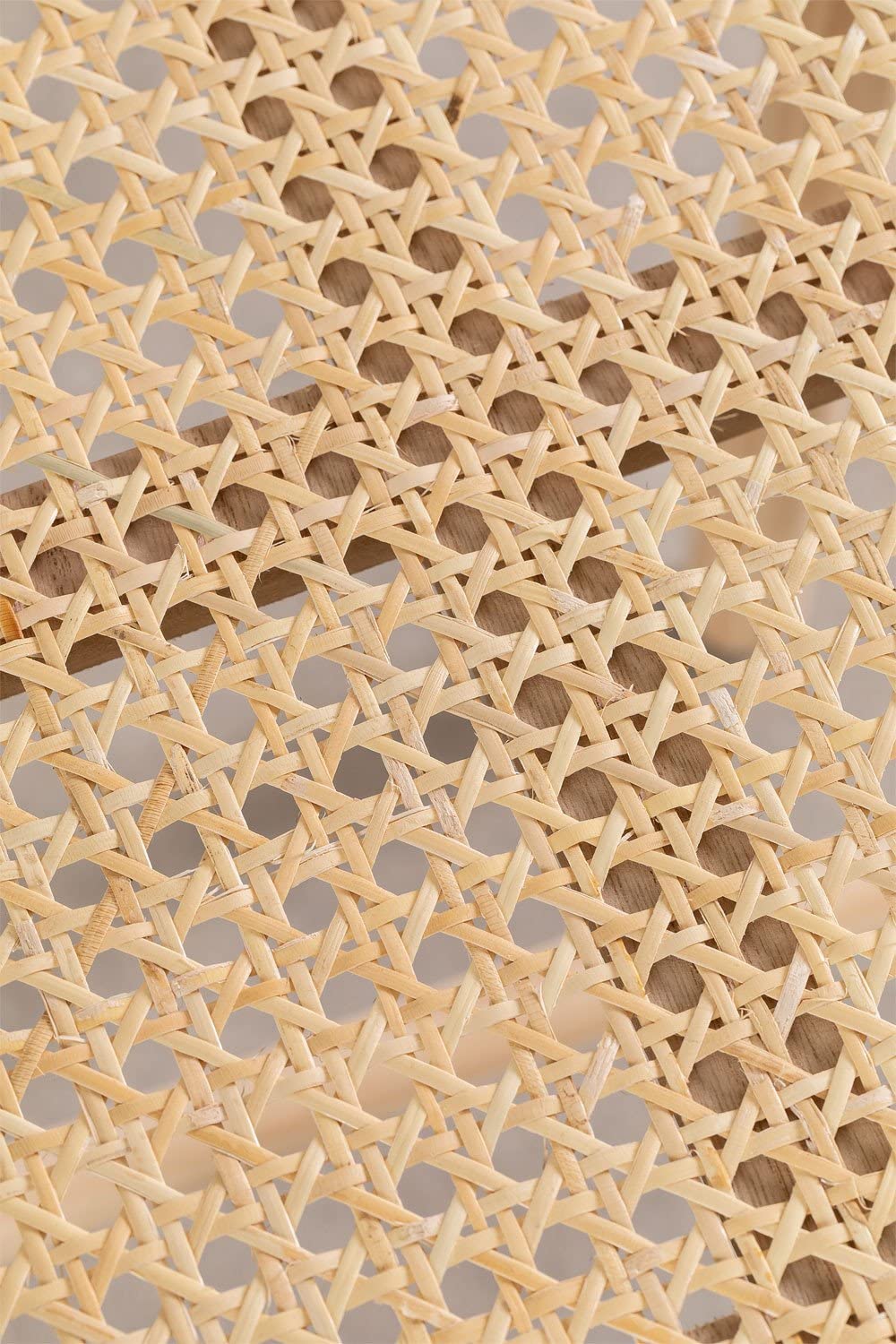 Sklum Riolut Tavolino Rotondo Rattan Marrone Naturale Ø50