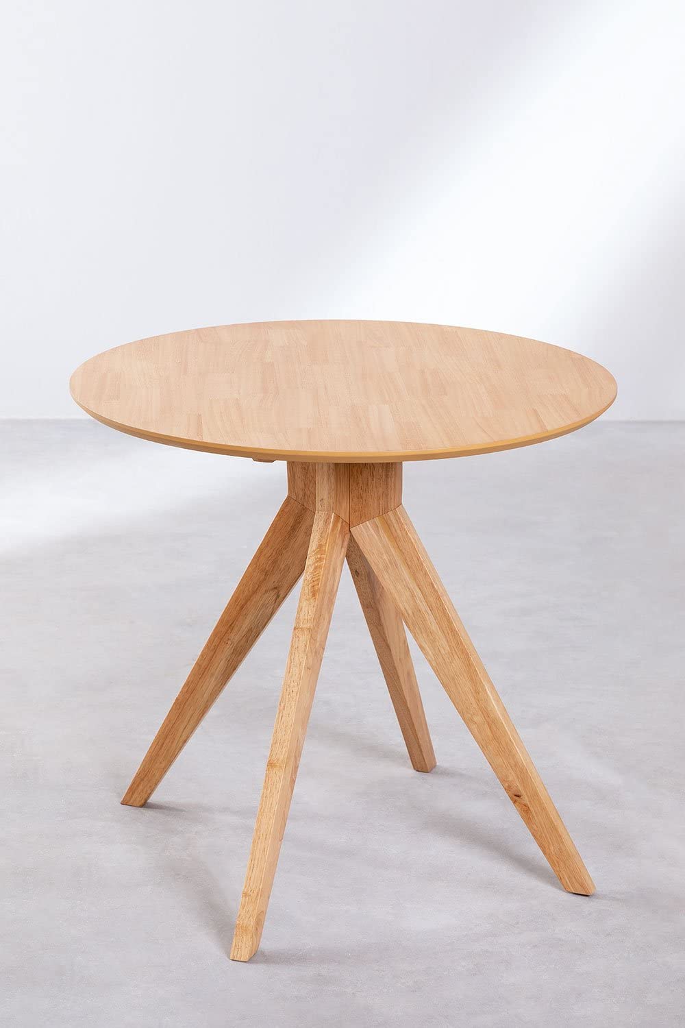 Sklum Sekiz tavolo da pranzo rotondo Ø80 cm legno gomma