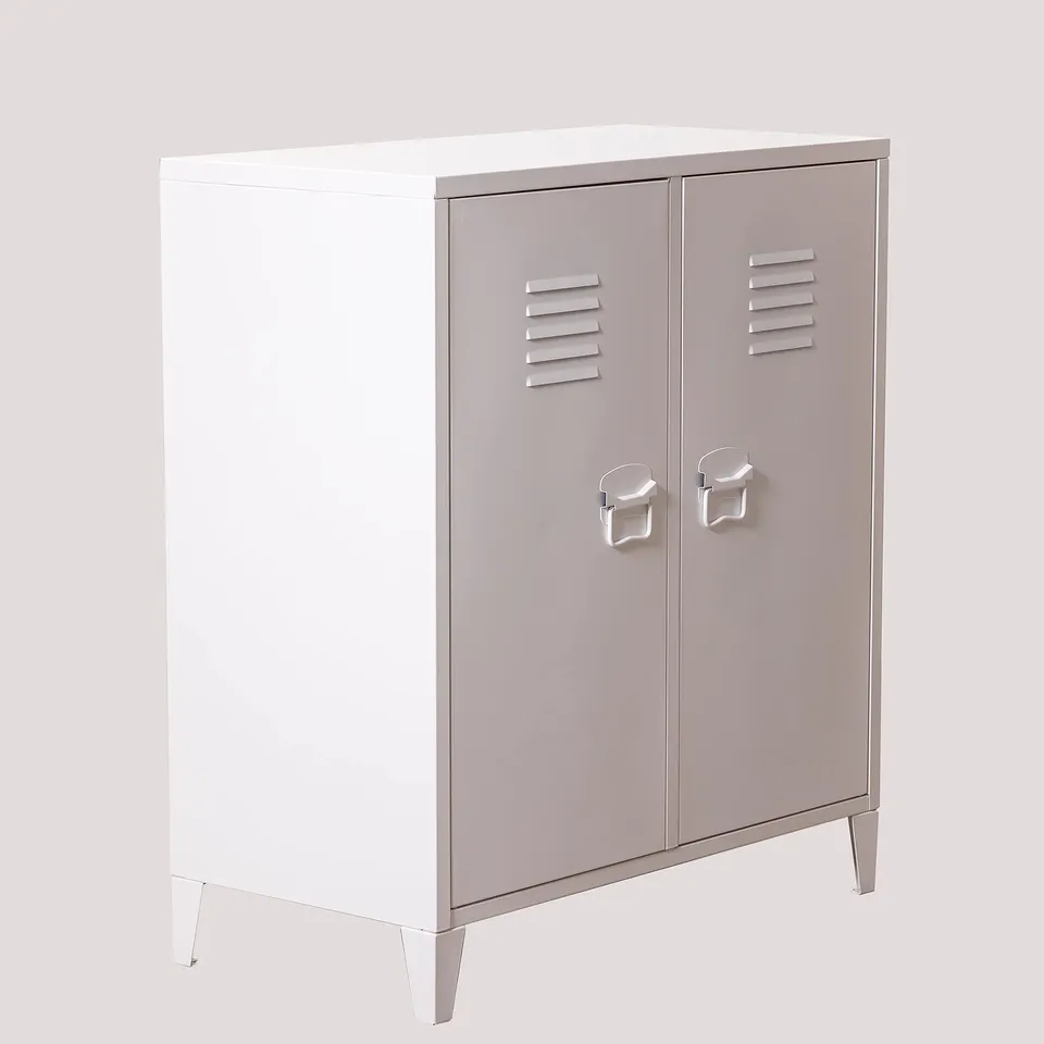 Sklum Pohpli Credenza 2 Ante in Acciaio