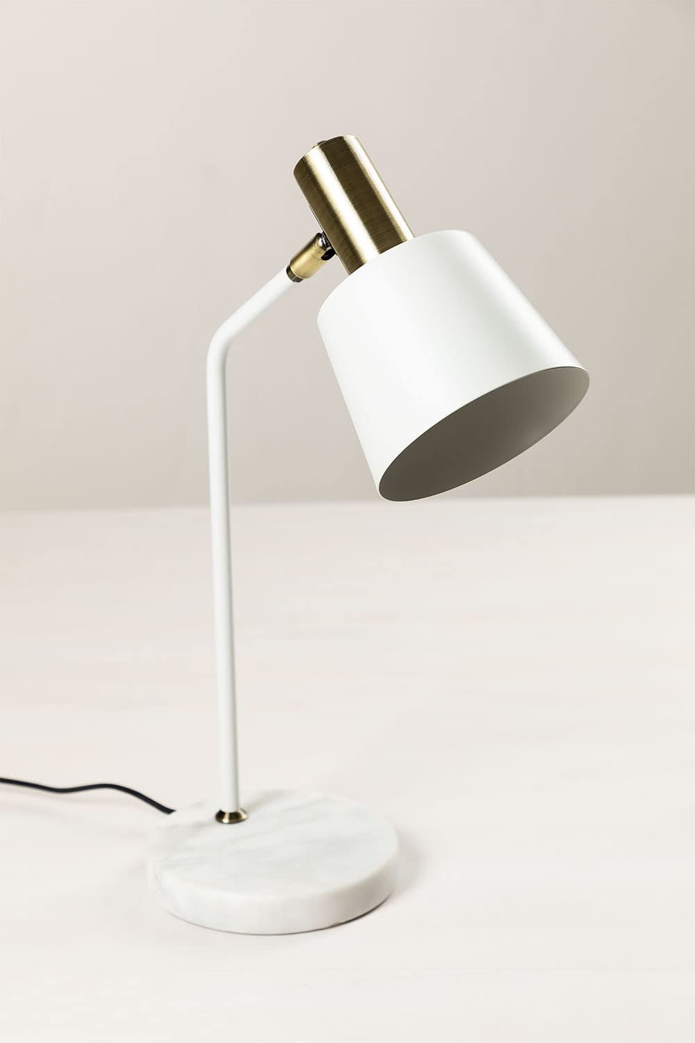Sklum Águeda lampada tavolo bianco ferro E14