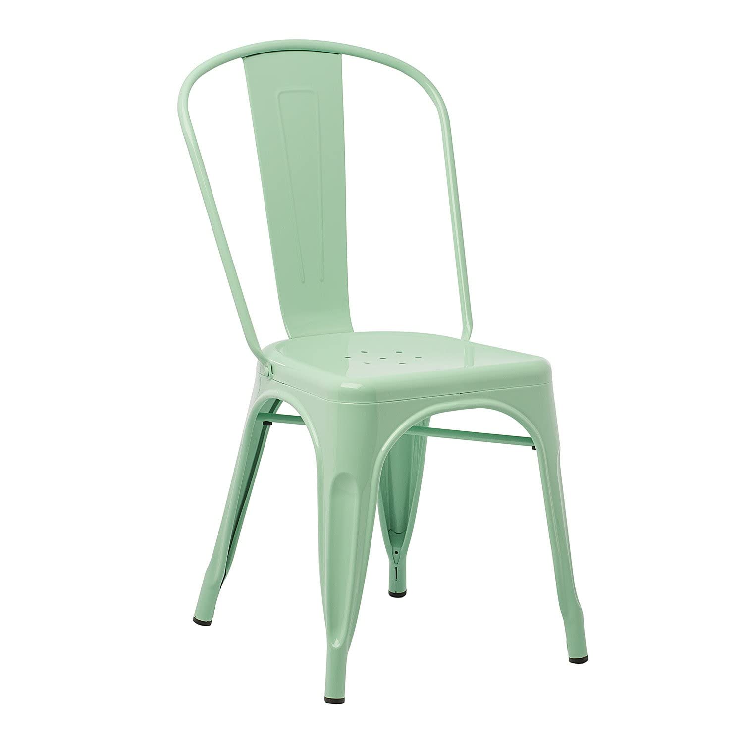 Sklum LIX set 4 sedie impilabili acciaio lucido cucina