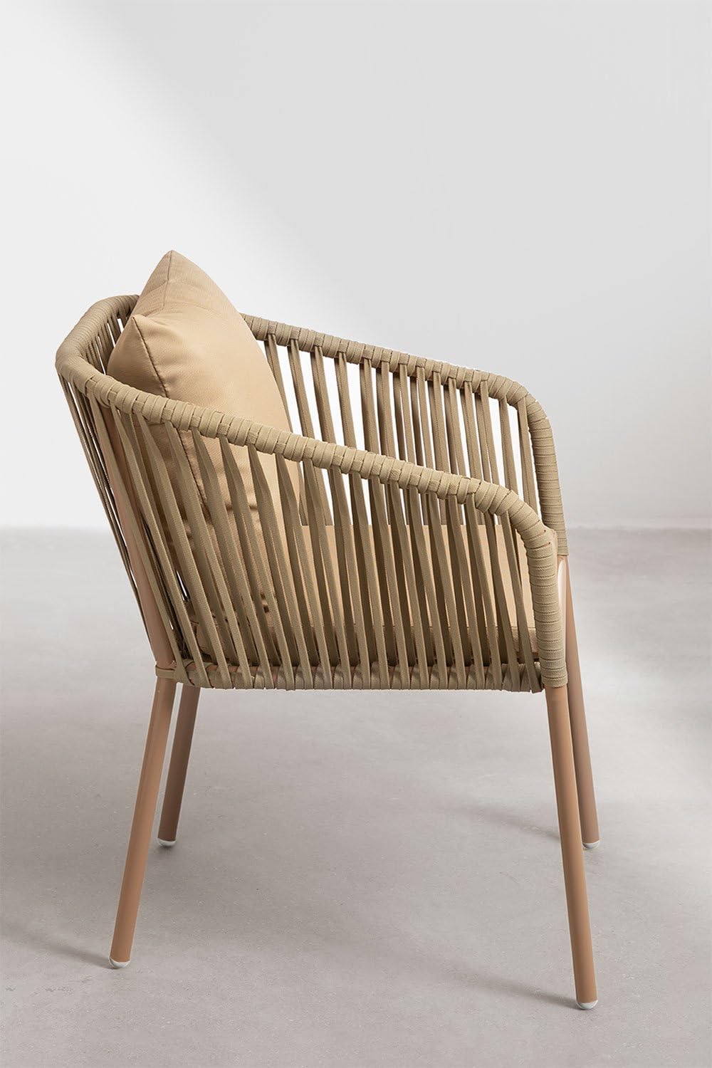 Sklum Arhiza Classic Sedia da Giardino Alluminio con Braccioli