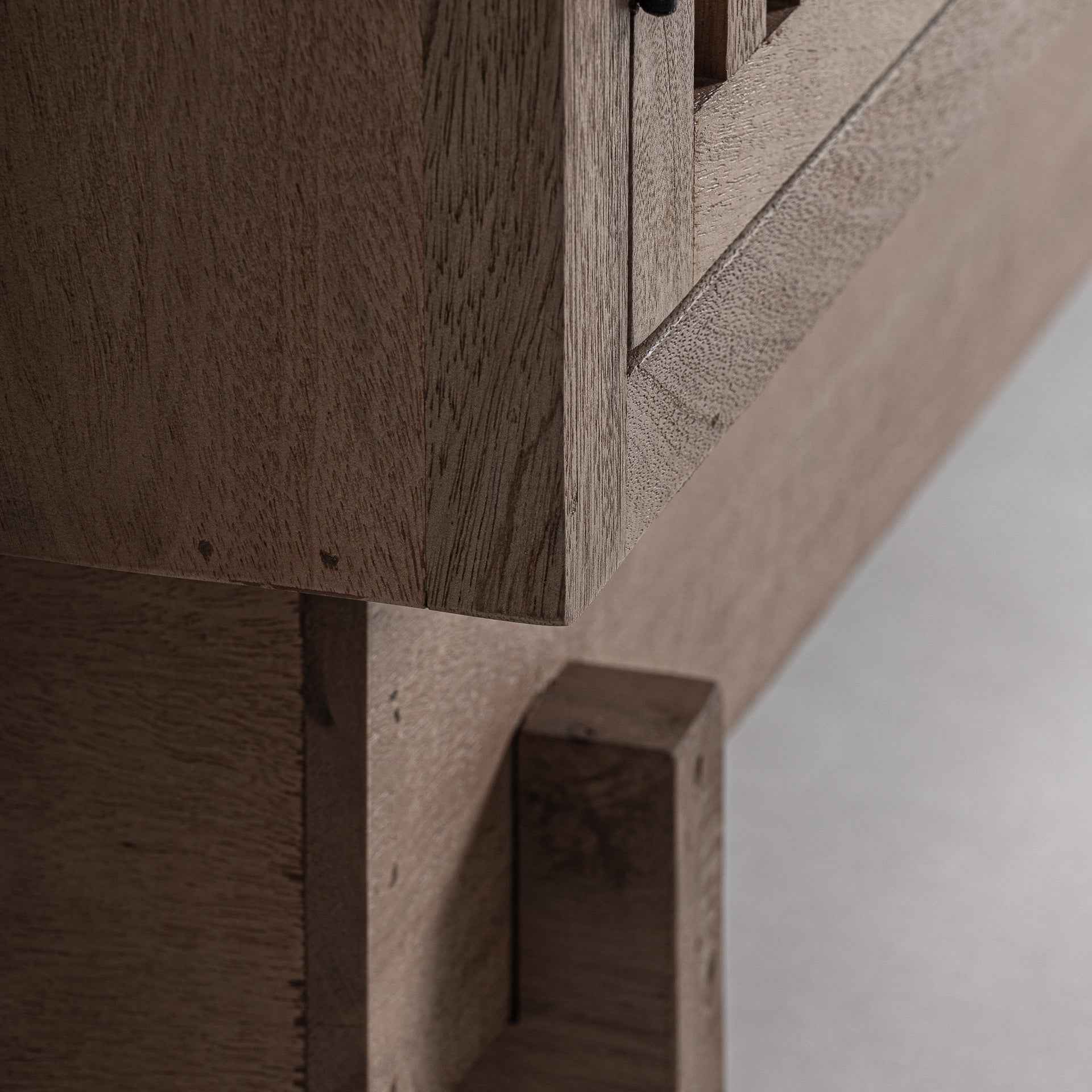 Bambua Gàbia armadio 2 ante legno mango
