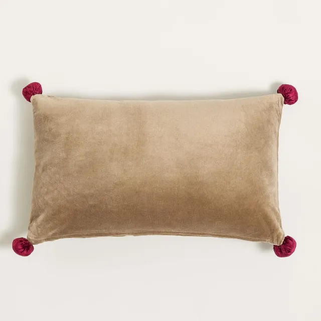 Sklum Dori Marrone Grano cuscino rettangolare velluto 50x30 cm