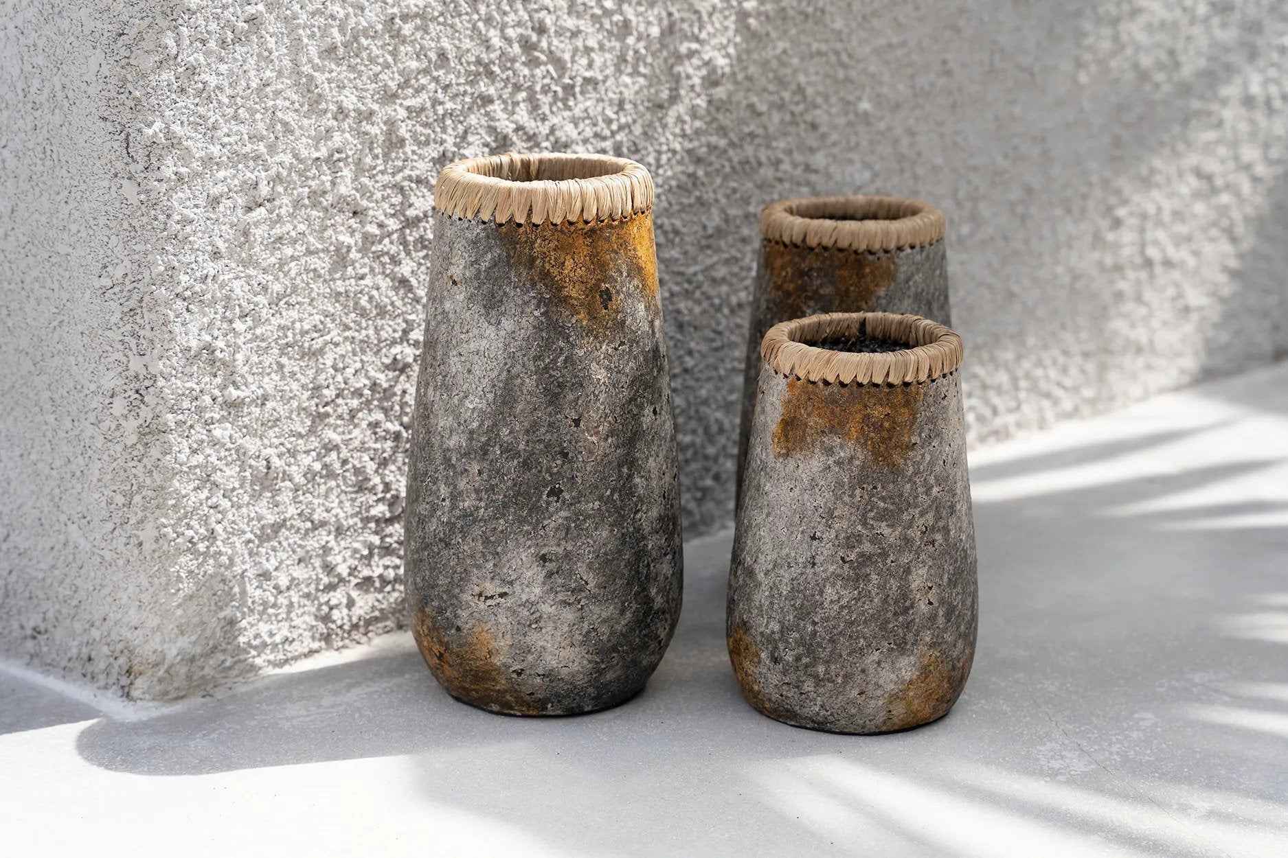 Bambua Sneaky vaso terracotta grigio M