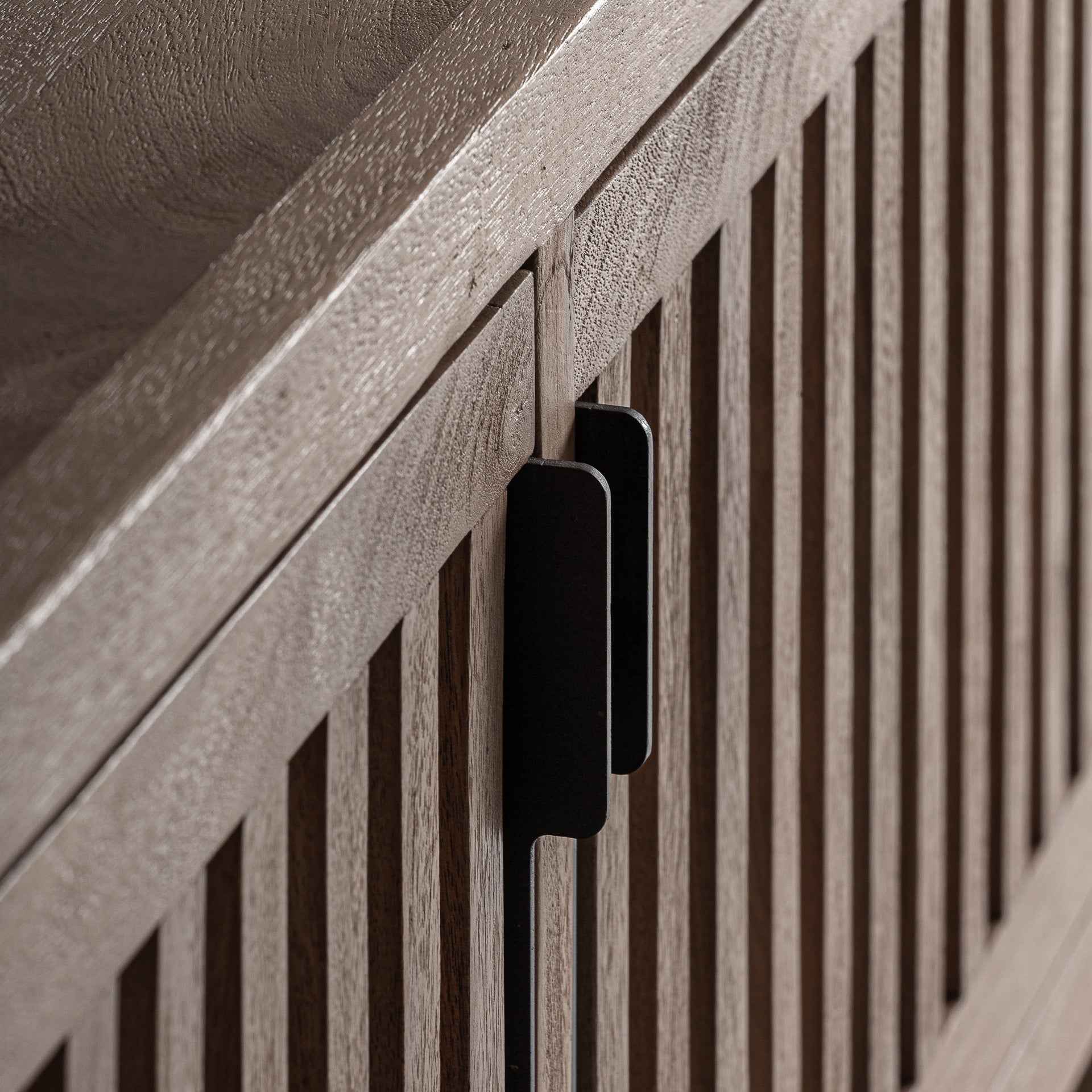 Bambua Gàbia mobile TV legno mango basso