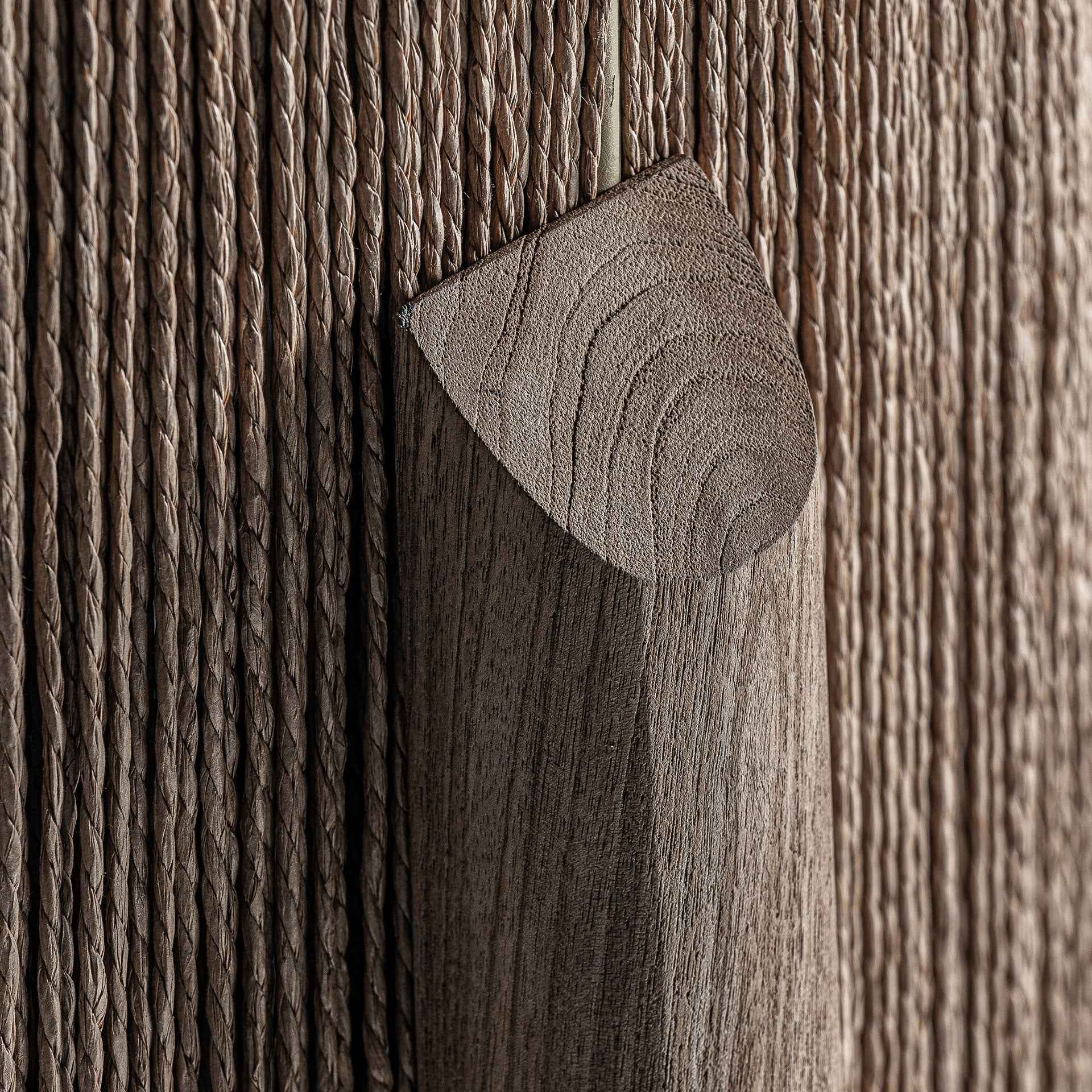 Bambua Jacquard vaso legno mango L