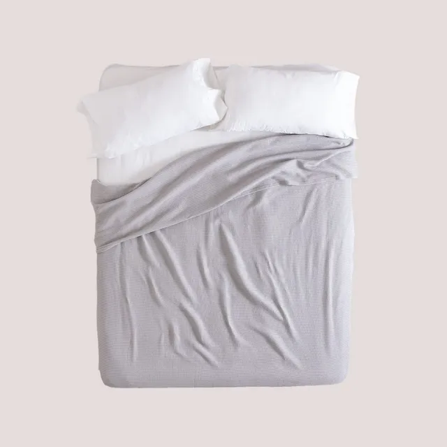 Sklum Bimba coperta cotone waffle 243x223 grigio chiaro