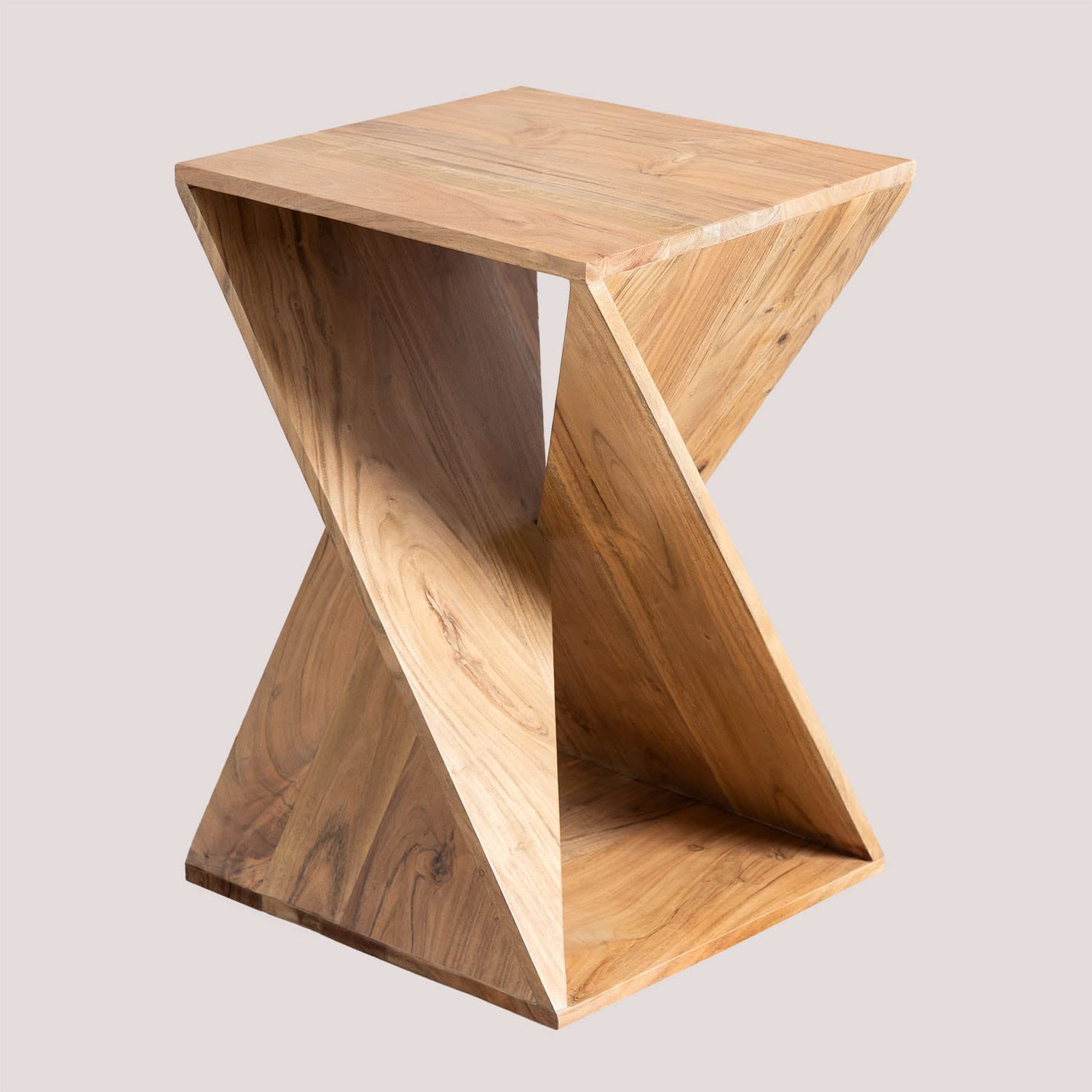 Sklum Gorvea Tavolino 41x41 Legno Acacia