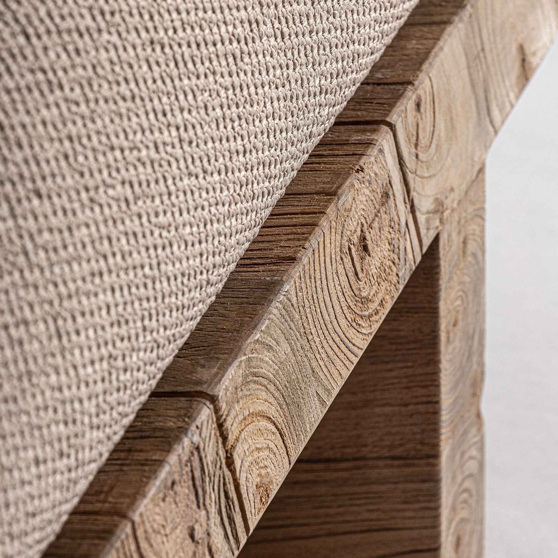 Bambua Pure poltrona legno beige da esterno