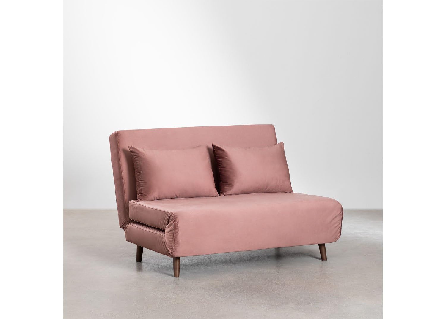 Sklum Elen divano letto 2 posti rosé velluto