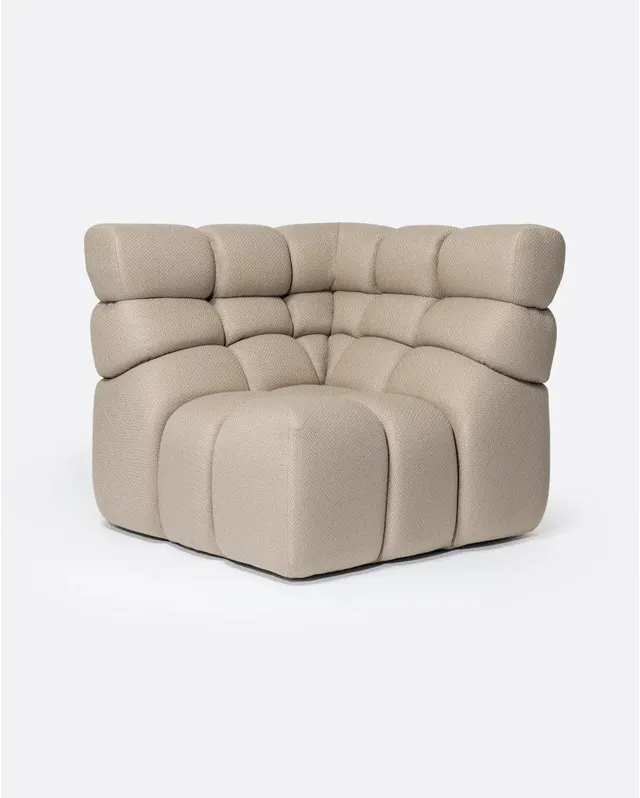 Bambua Chopin divano angolare outdoor sabbia