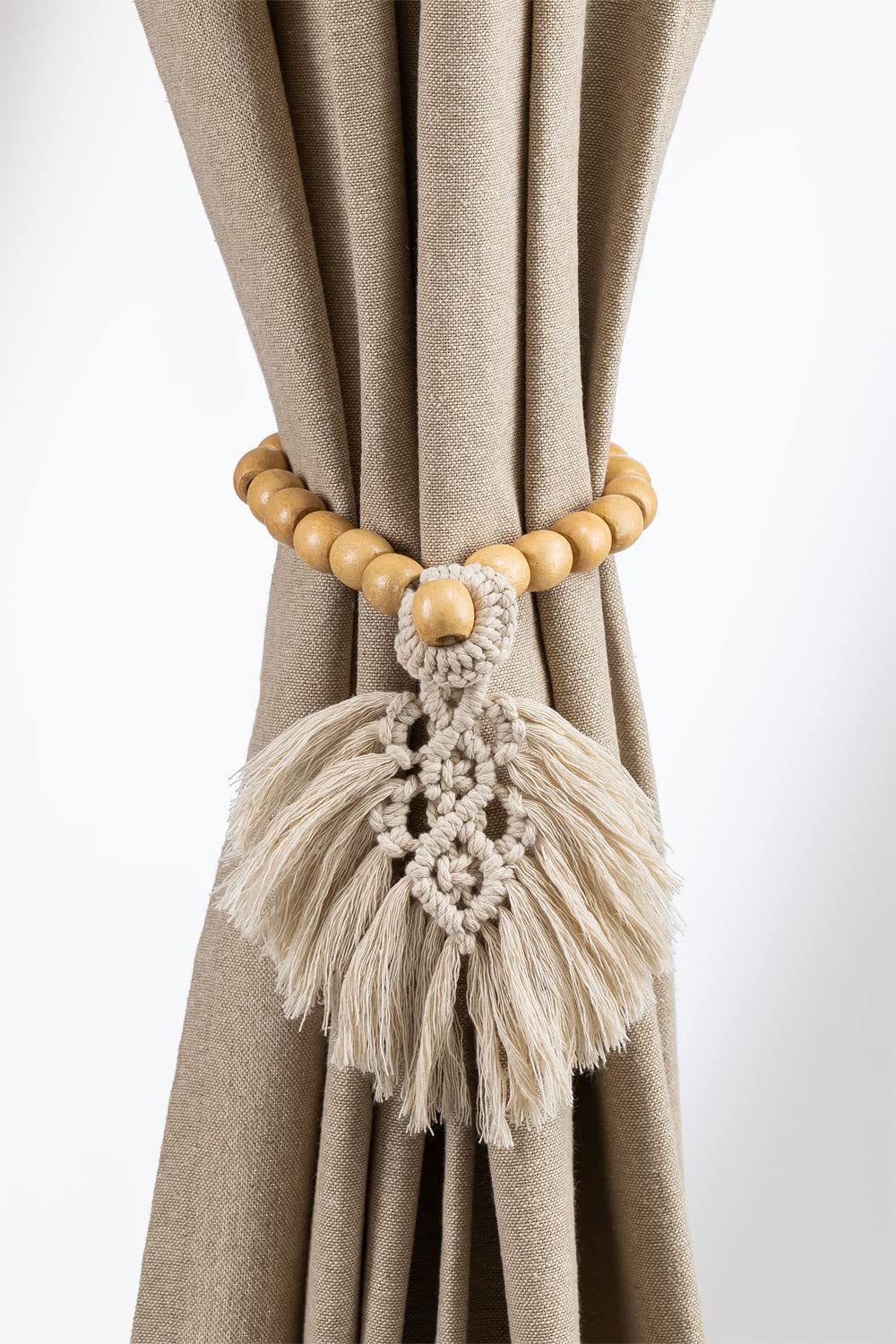 Sklum Katya fermatende in cotone beige crema set 2