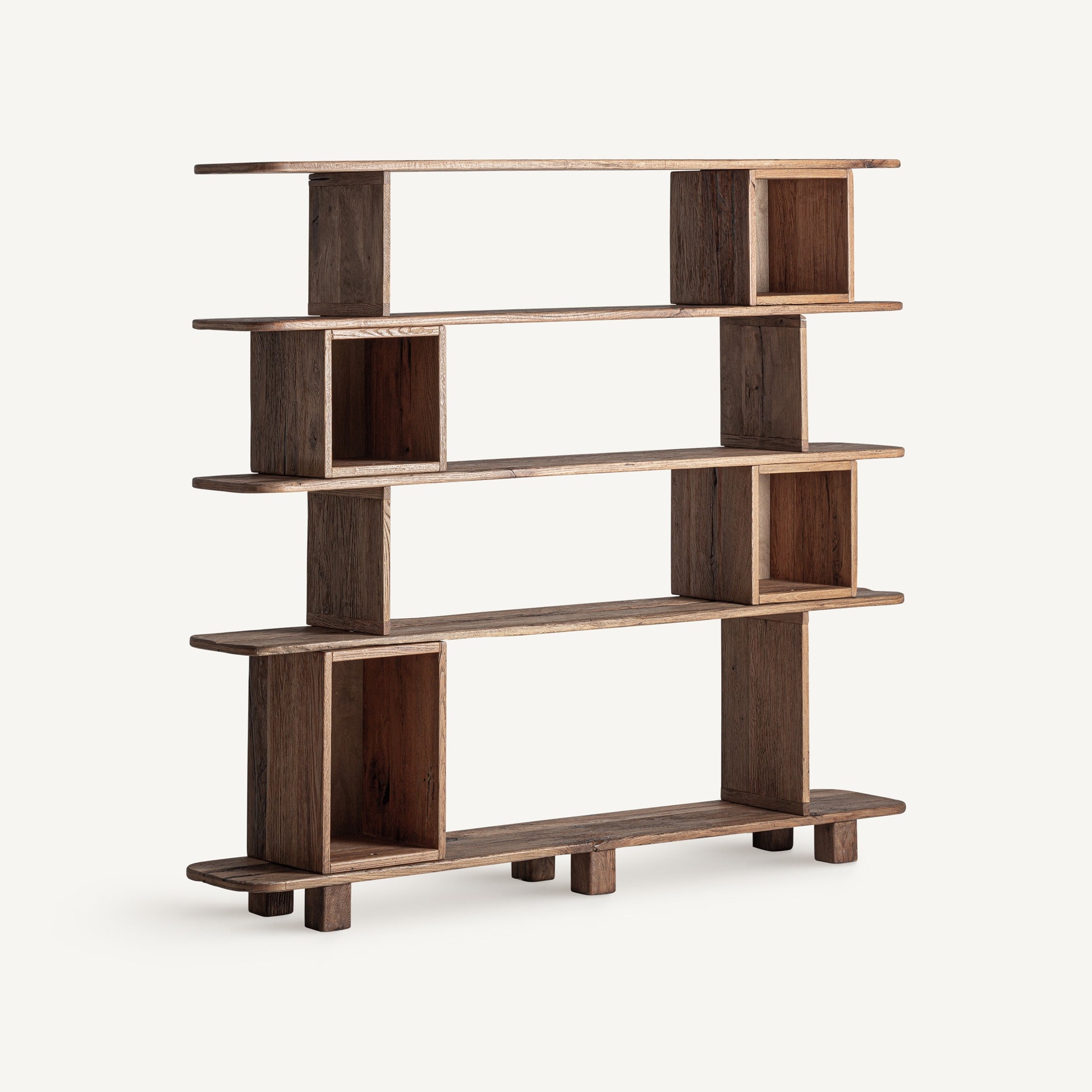 Bambua Brusque scaffale libreria rovere marrone