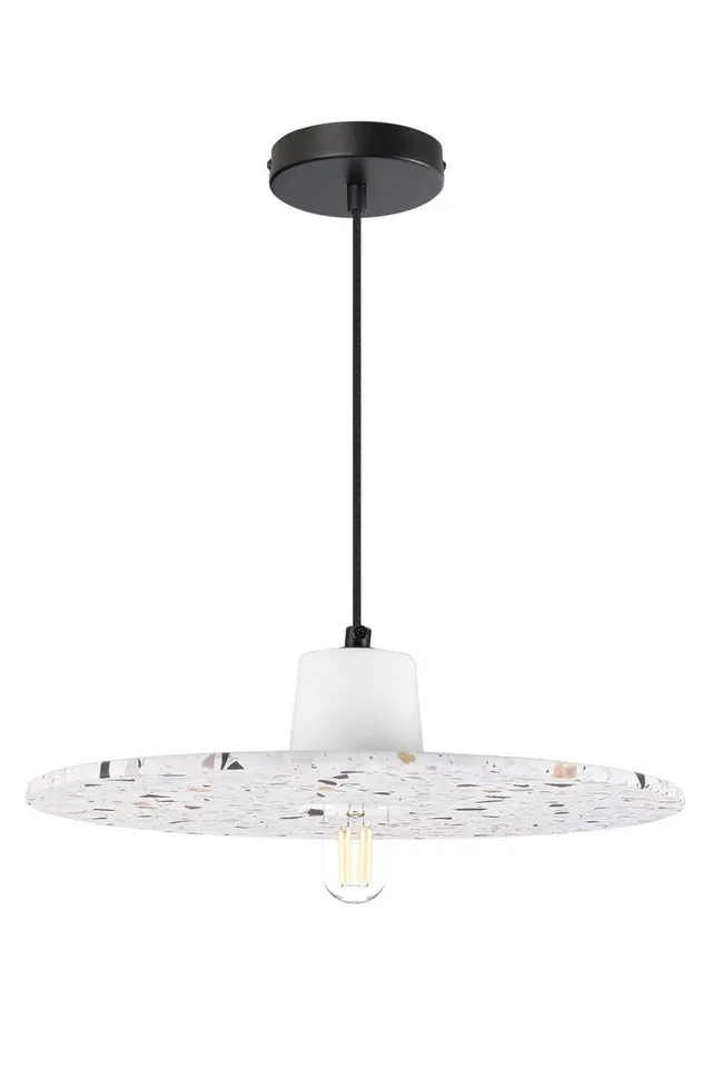 Sklum Suhb Plafoniera Ceramica Bianco Ø30 cm