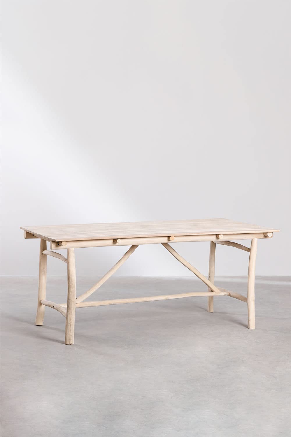 Sklum Nabila tavolo da giardino in teak 180x100 cm