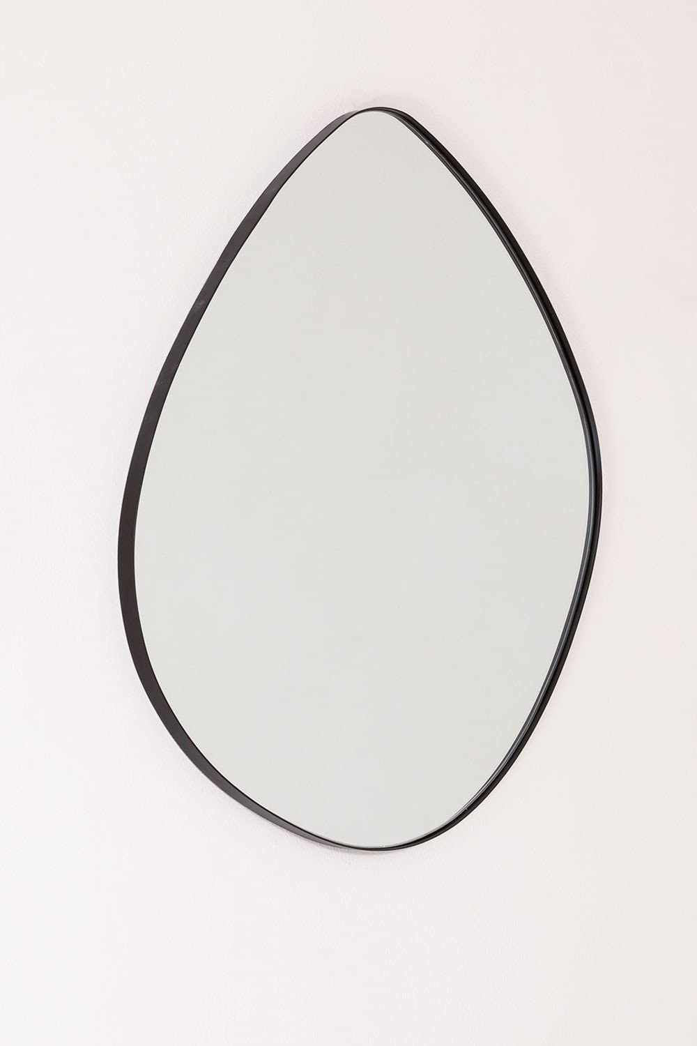 Sklum Astrid Specchio da Parete Nero 60x67 cm in Metallo