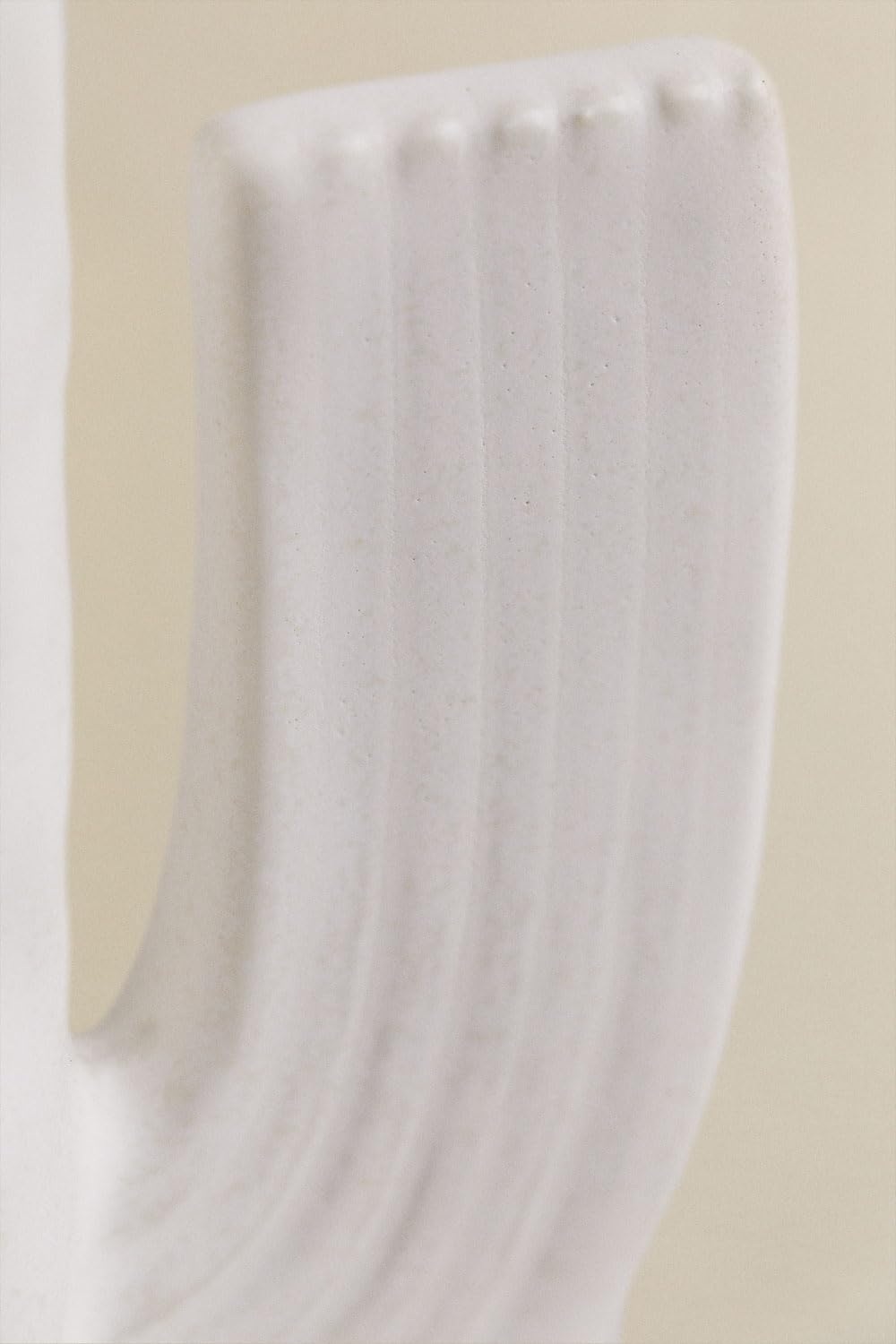 Sklum Lanek Portacandele Ceramica Bianco 11 cm
