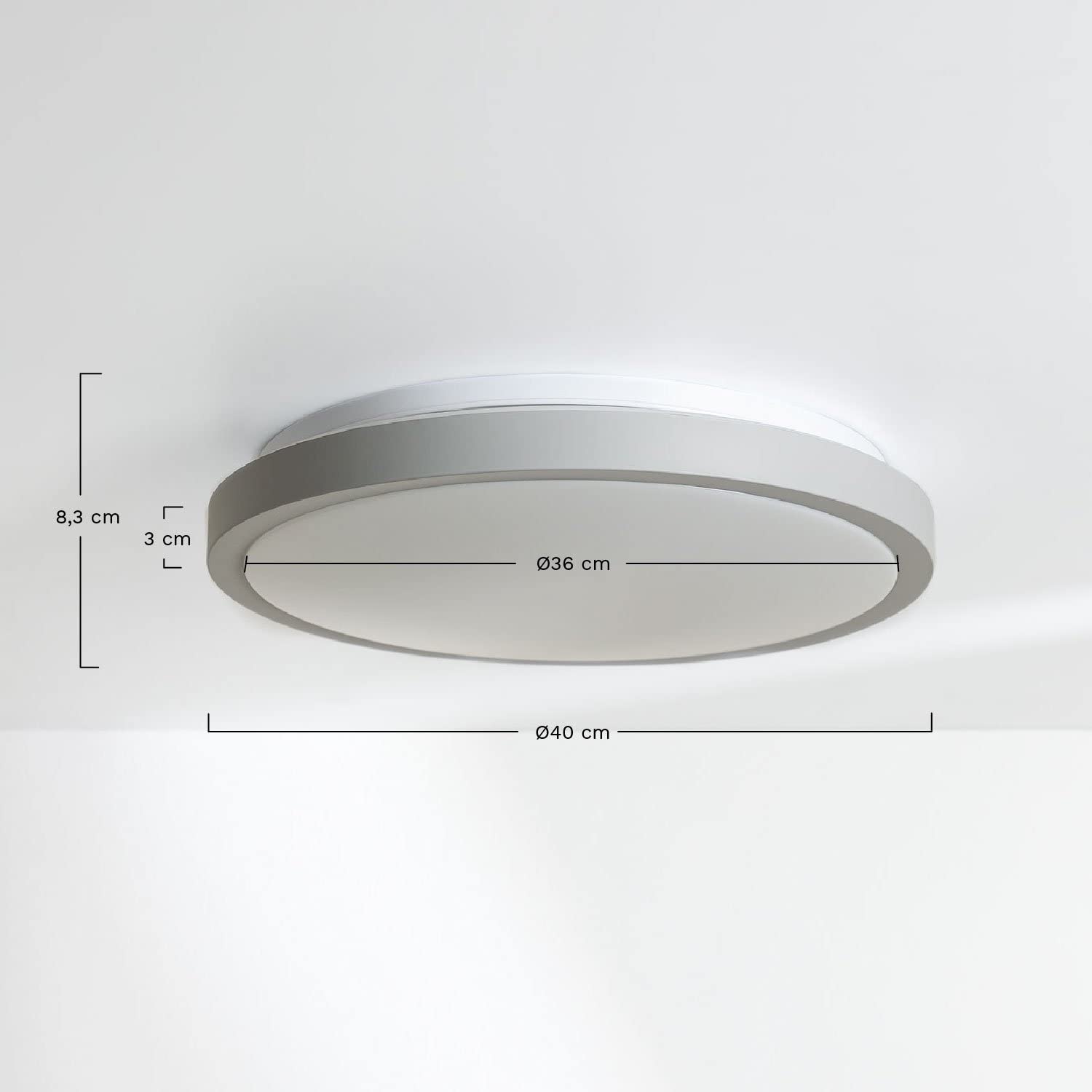 Sklum Jolei plafoniera LED corallo chiaro Ø40 cm