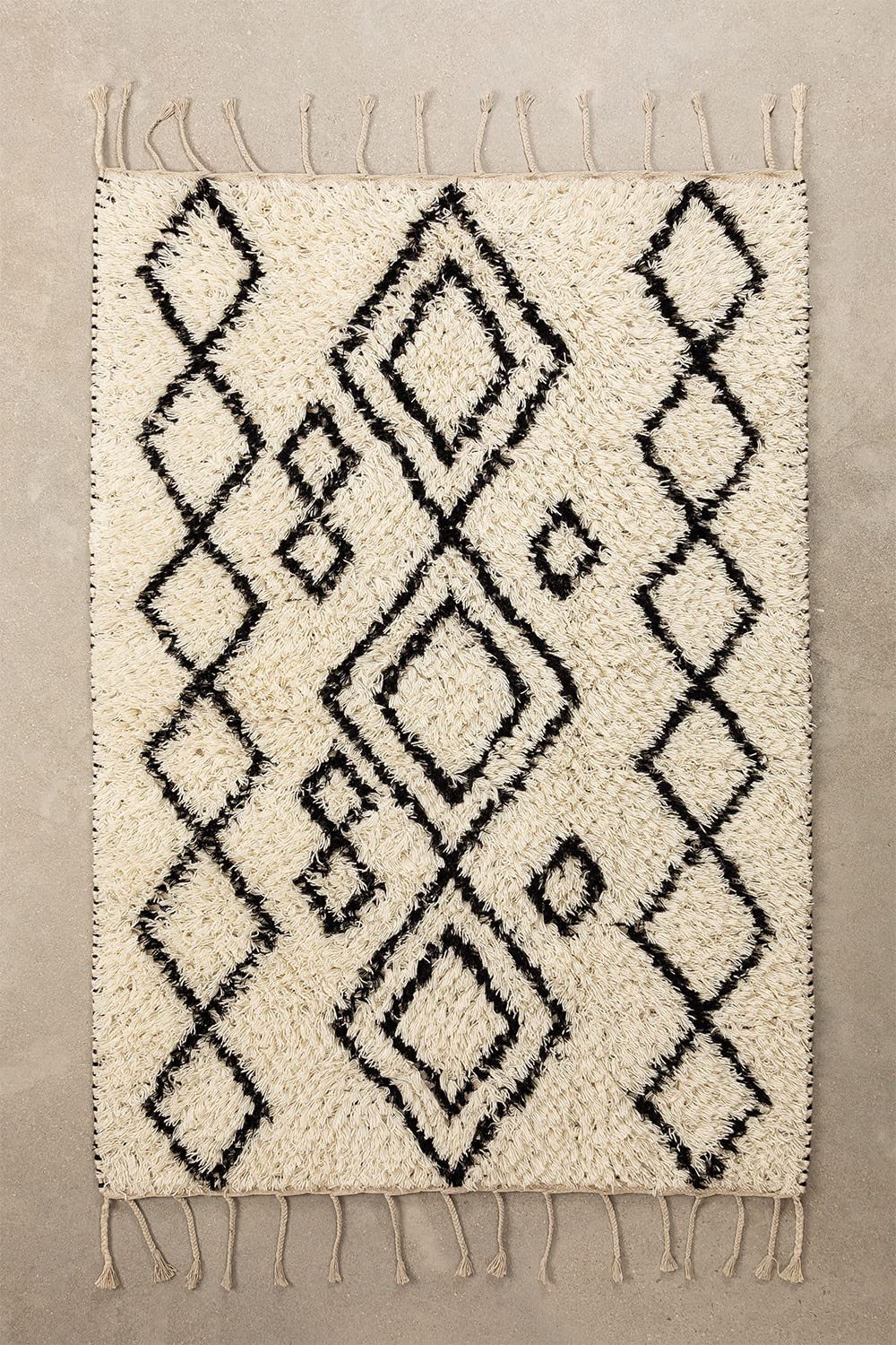 Sklum Elo tappeto lana beige crema 205x125 cm