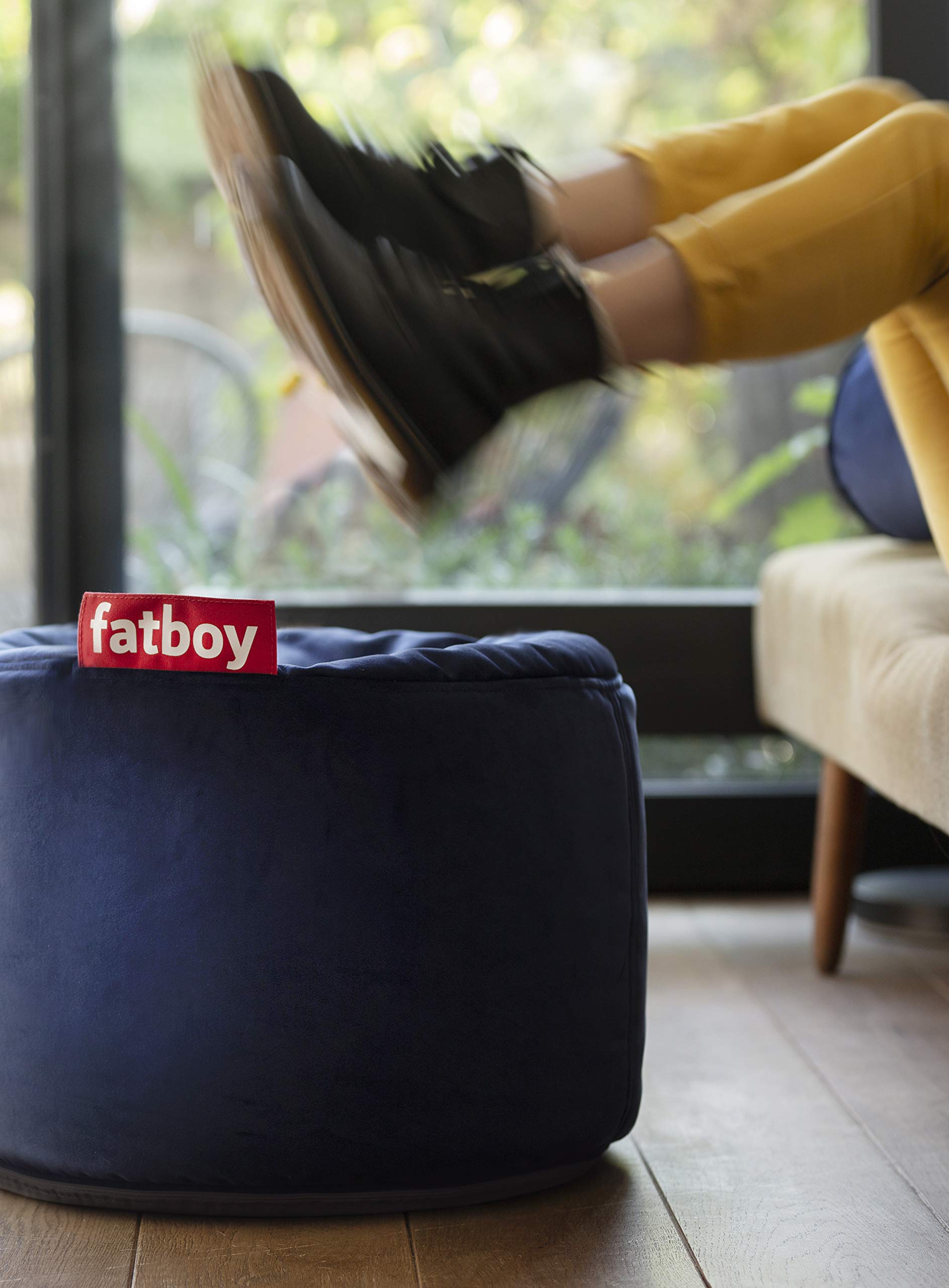 Fatboy Point Velvet pouf rotondo pearl blush velluto