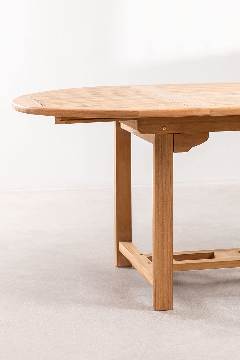 Sklum Pira 120-170x75 set tavolo sedie giardino 4 sedie teak