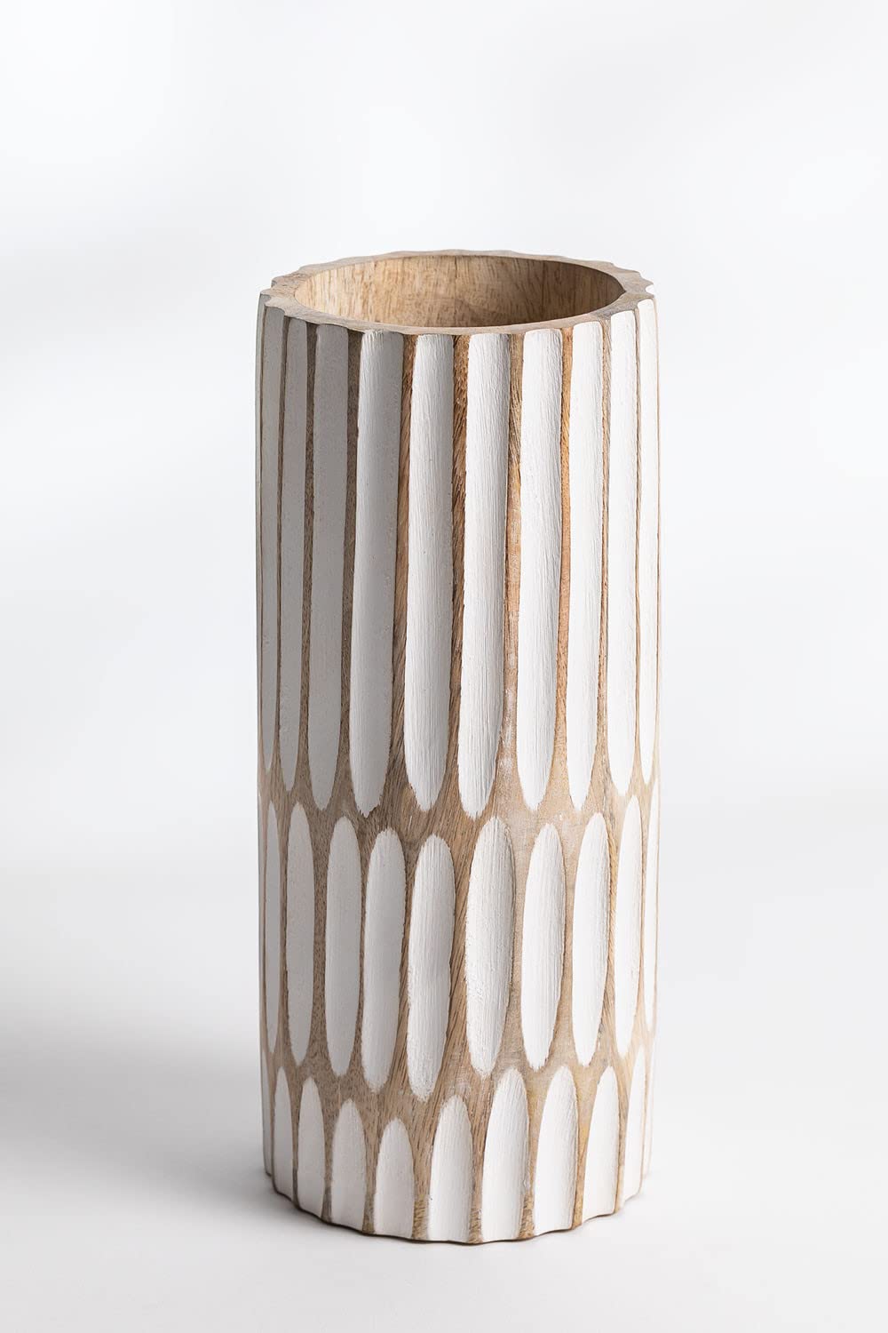 Sklum Dordon 30 cm vaso in legno di mango alto