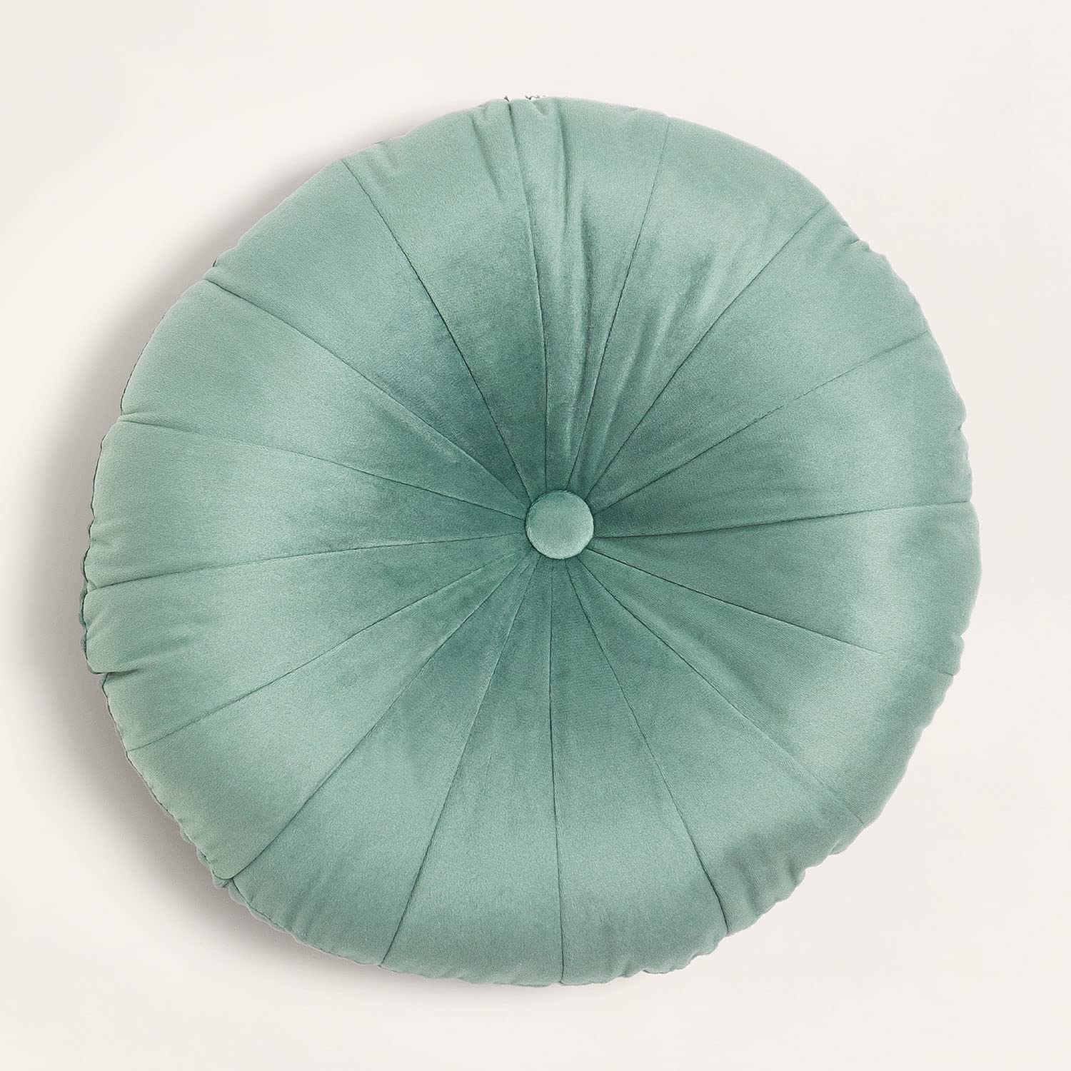 Sklum Kumba cuscino rotondo in velluto verde abete Ø38 cm