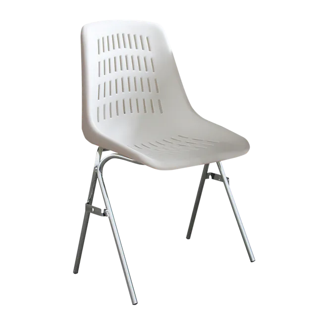 OMSI D6 sedia collettività 4 gambe con scrittoio