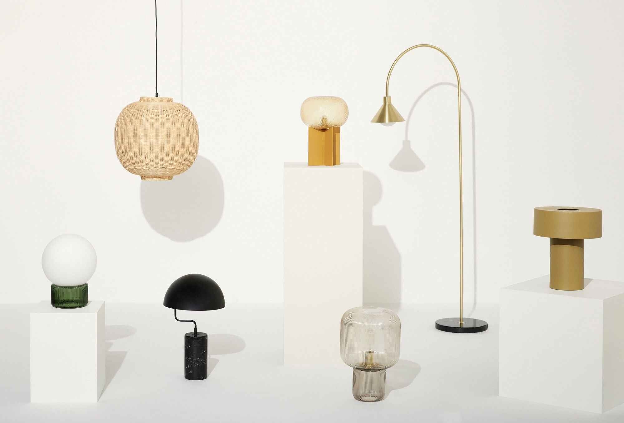 Bambua Podium Lampada da Tavolo Ambra
