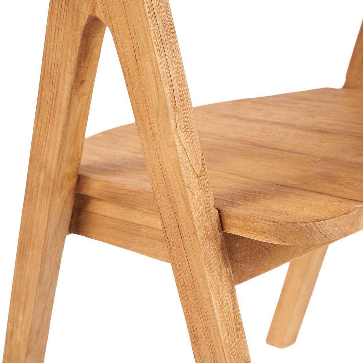 Bambua Nihi Sumba Sedia da Pranzo in Teak da Esterno