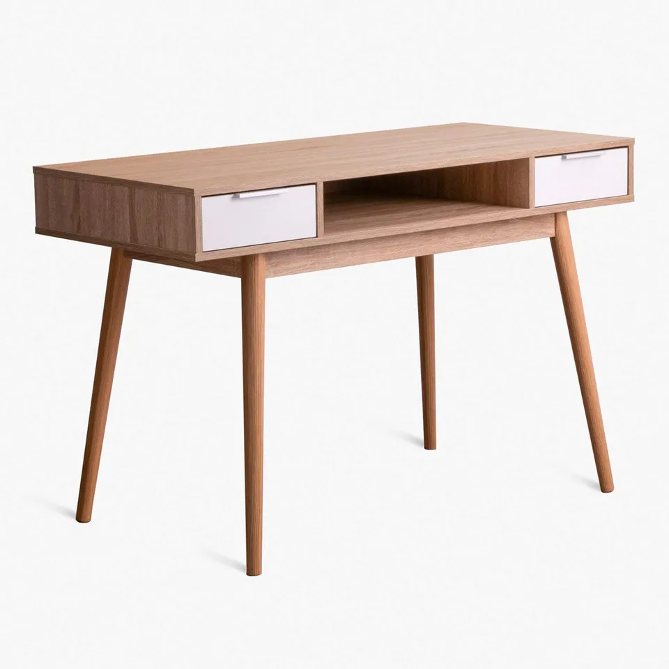 Sklum Baldri Style Scrivania Natural 120 cm in Legno