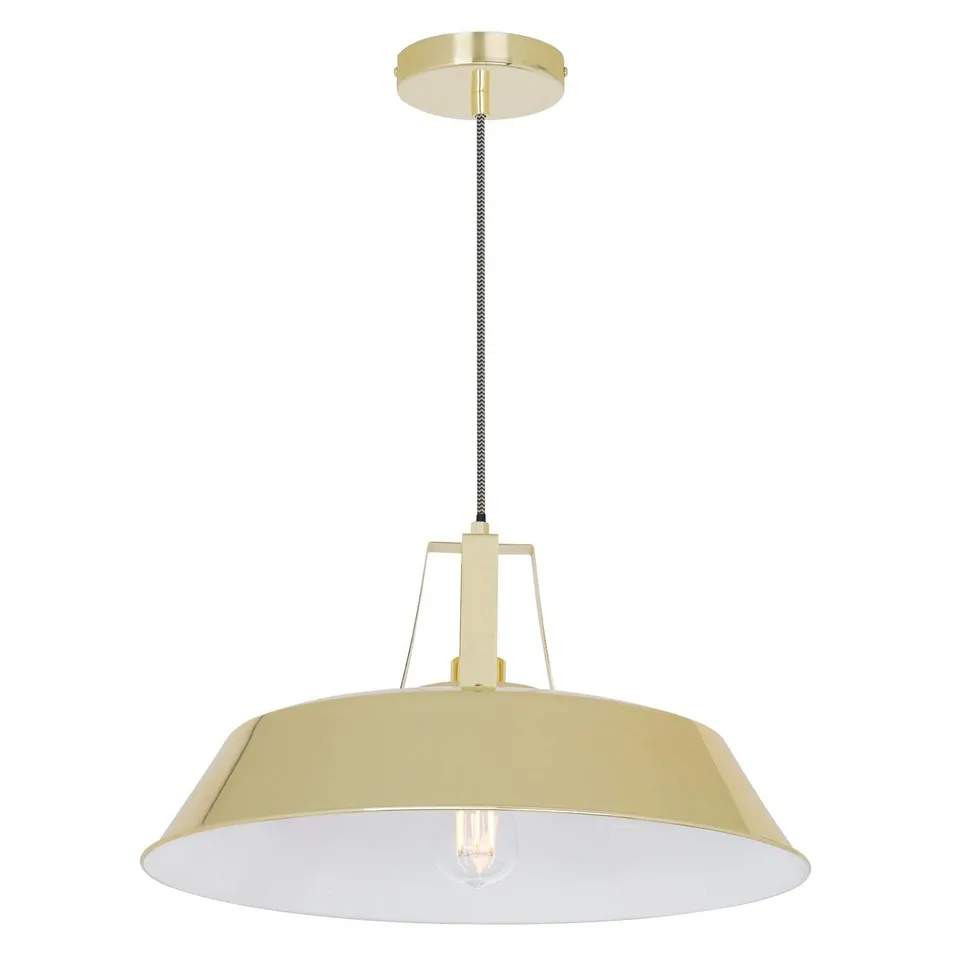 Sklum Metal Workshop plafoniera dorata in acciaio