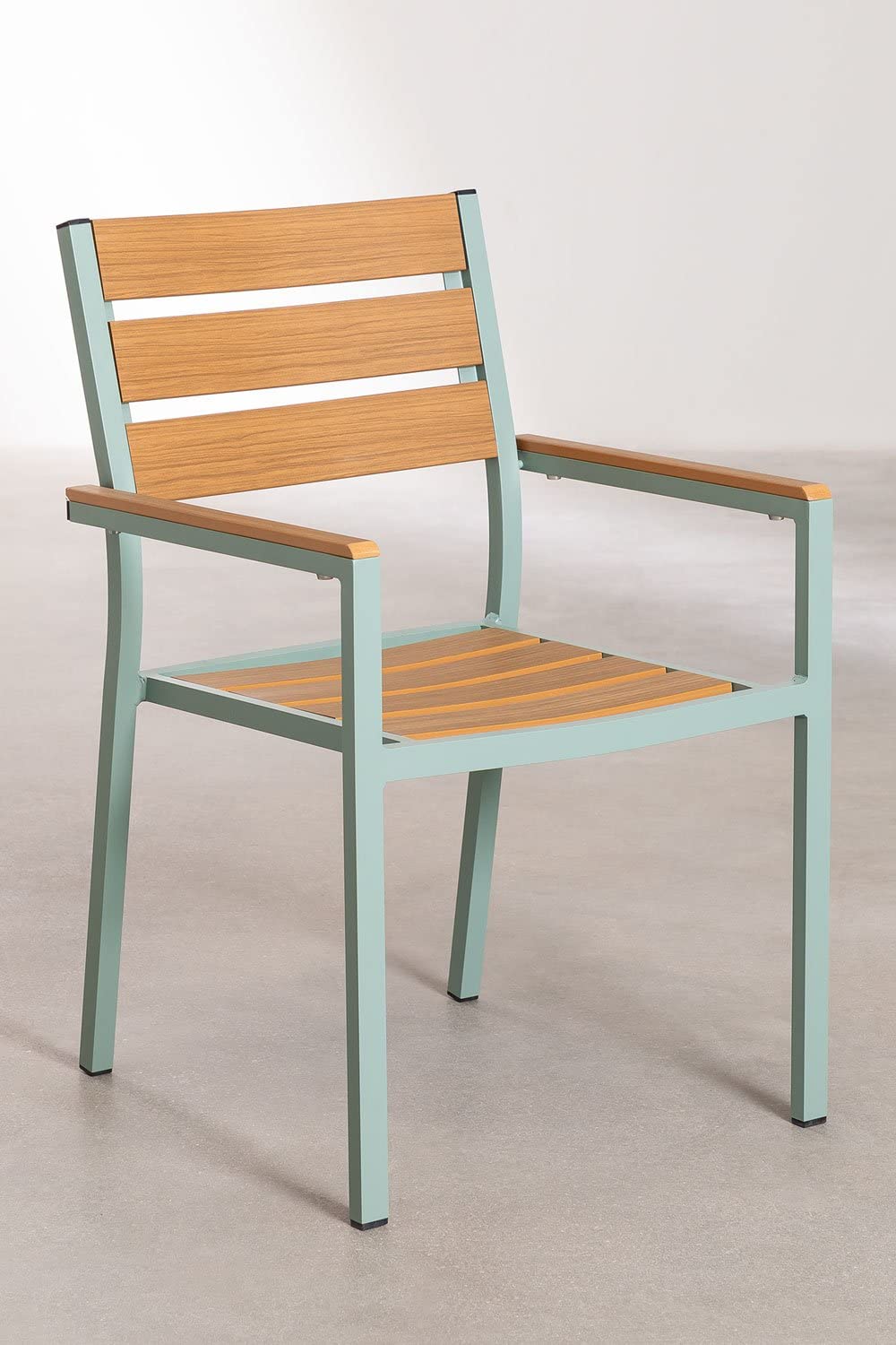 Sklum Saura 150-197 set tavolo e 6 sedie giardino alluminio