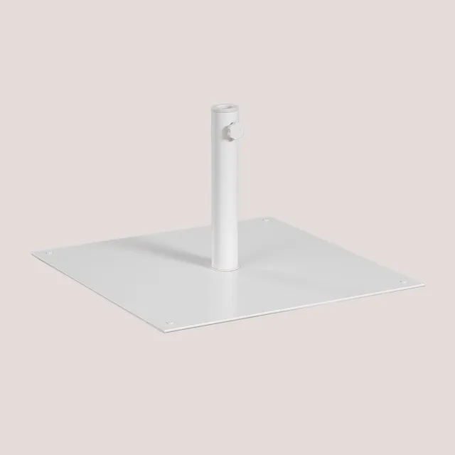 Sklum Peuet base ombrellone quadrata acciaio 62 cm