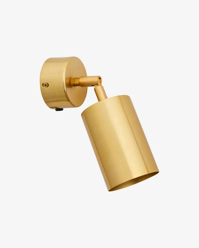 Bambua Maia lampada da parete oro spot led