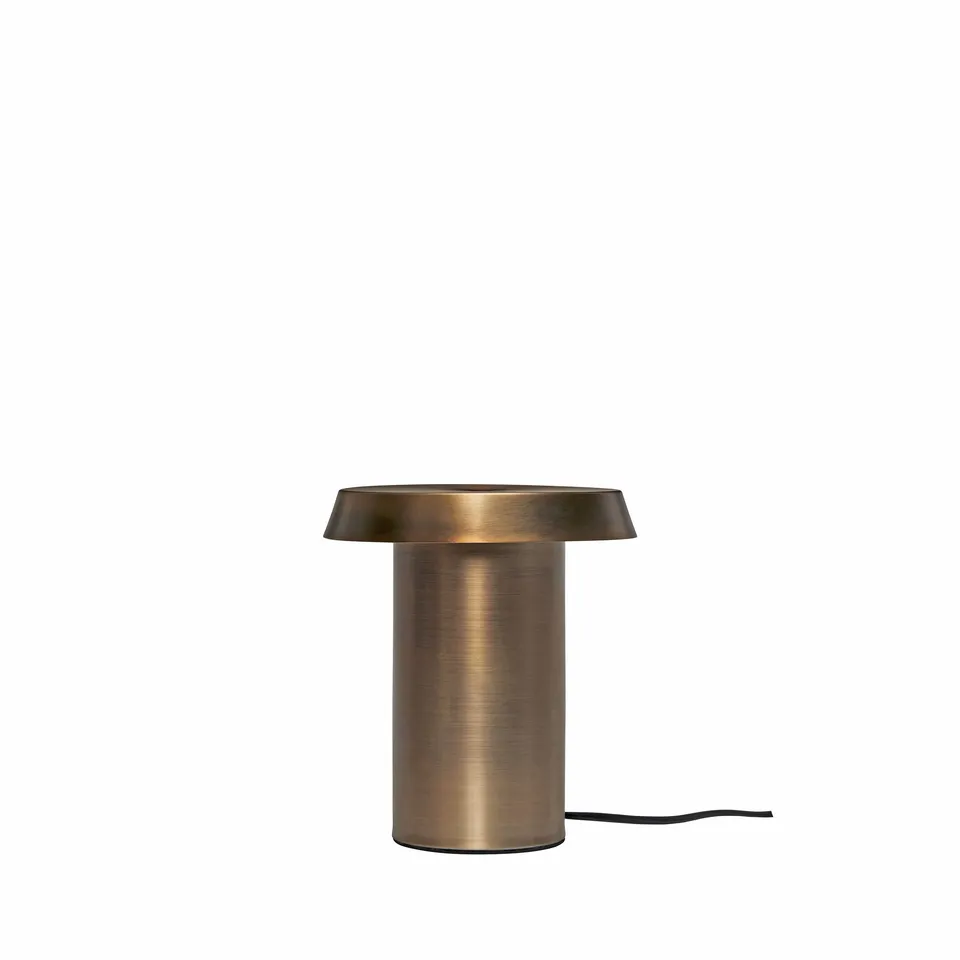 Bambua Keen lampada da tavolo ottone LED