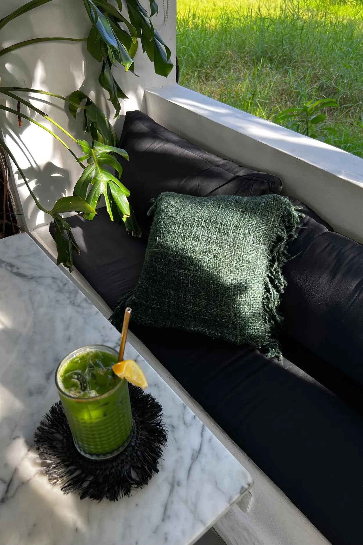 Bambua Oh My Gee 60x60 federa verde bosco cotone