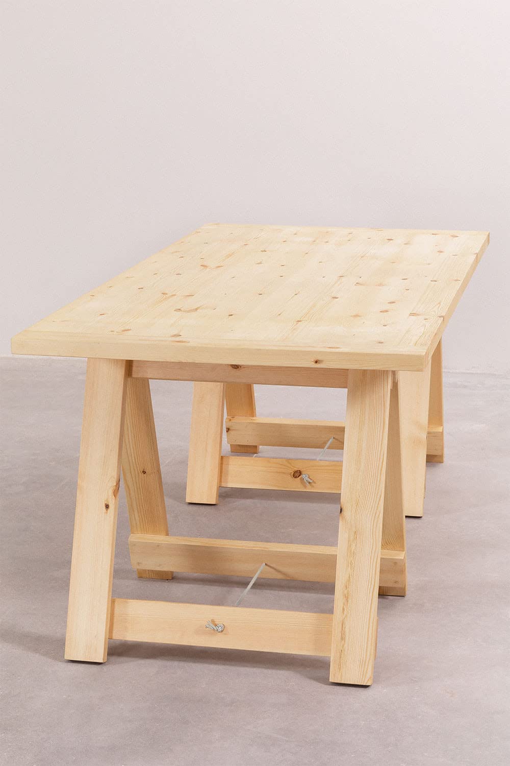 Sklum Anic Tavolo Pieghevole Olmo 180x90 cm Naturale